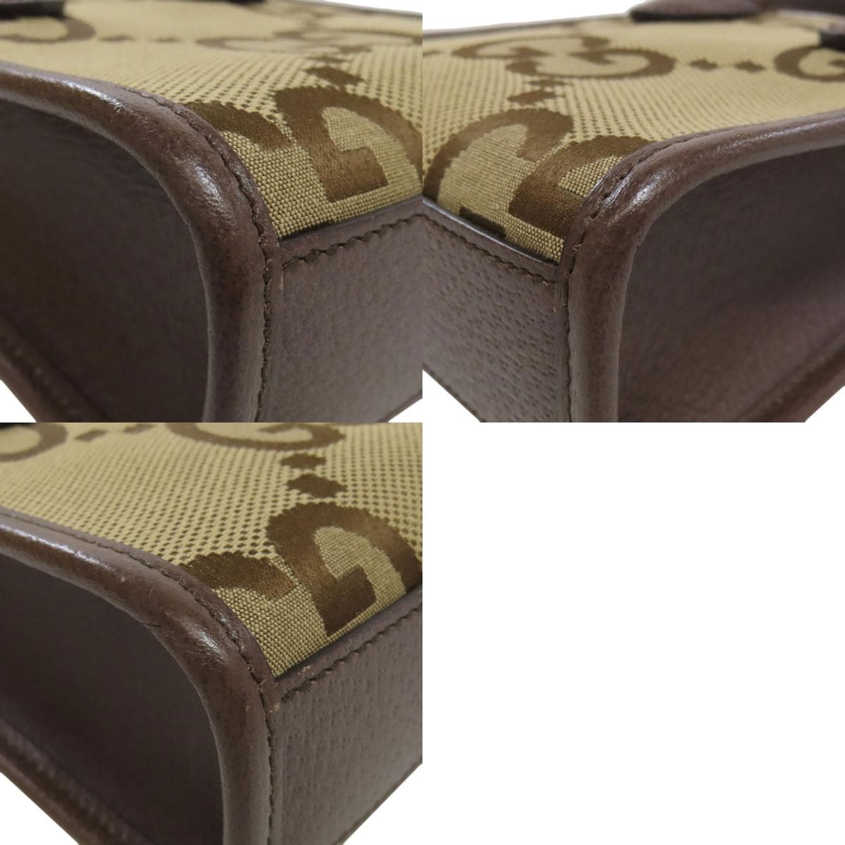 Gucci 699406 Jumbo GG Mini Tote Bag 2WAY Handbag Canvas/Calf Ladies [Used] [GUCCI] 699406 10