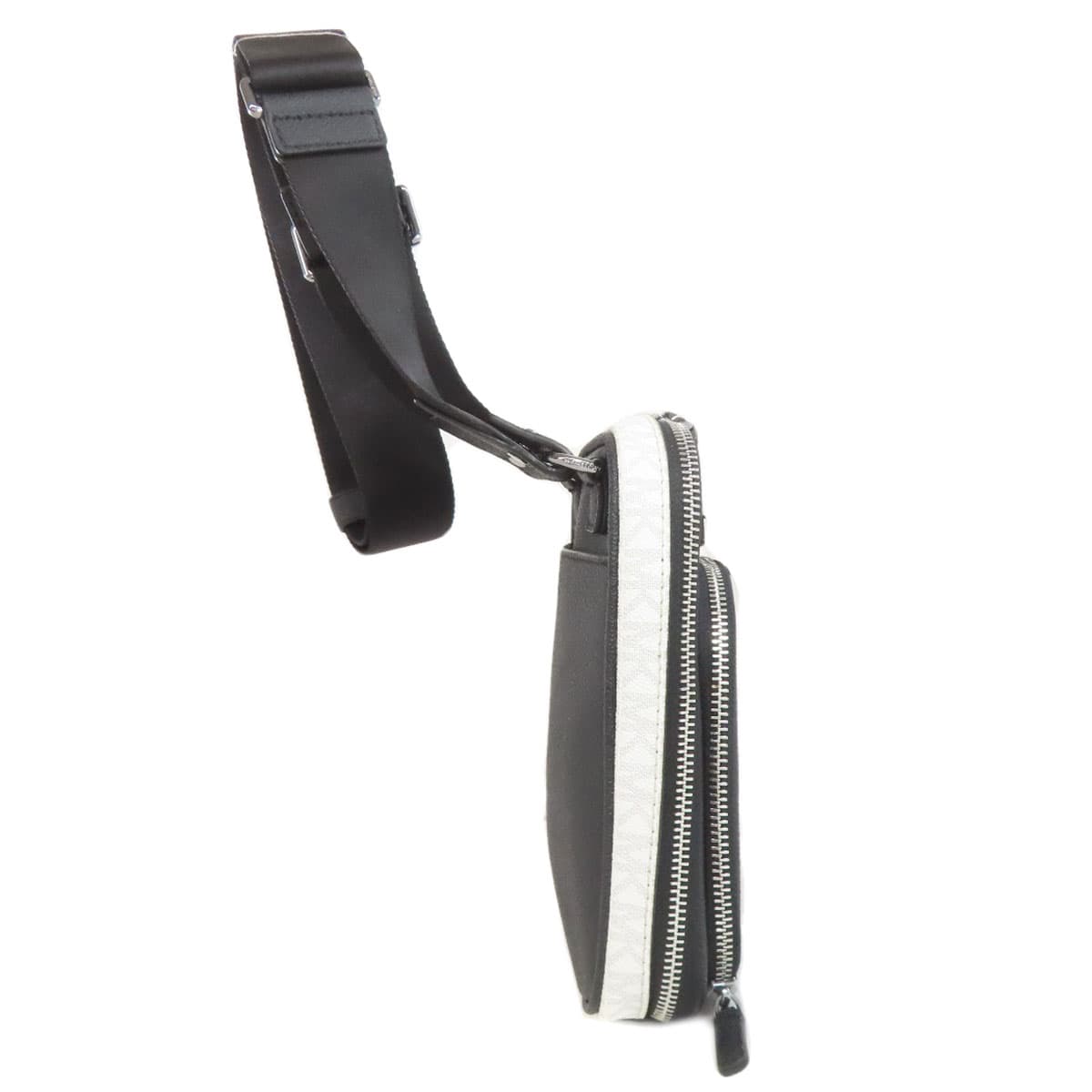 Michael Kors MK Signature Stripe Shoulder Bag PVC Ladies [Used] [Michael Kors] 3