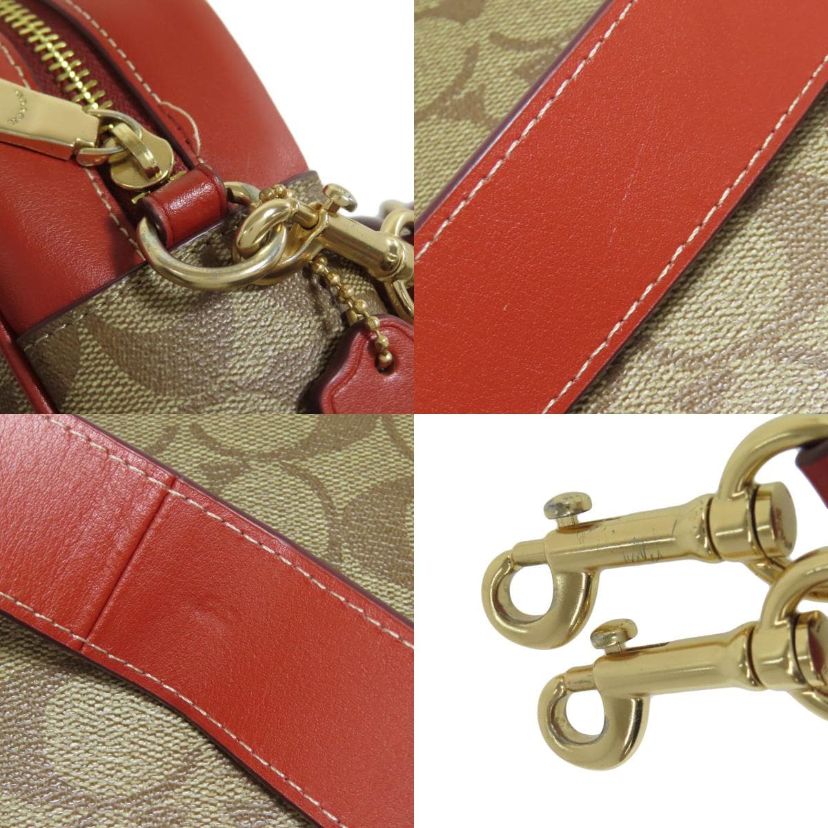 Coach CF304 Snoopy Collaboration Signature Shoulder Bag PVC Ladies [Used] [COACH] CF304 9