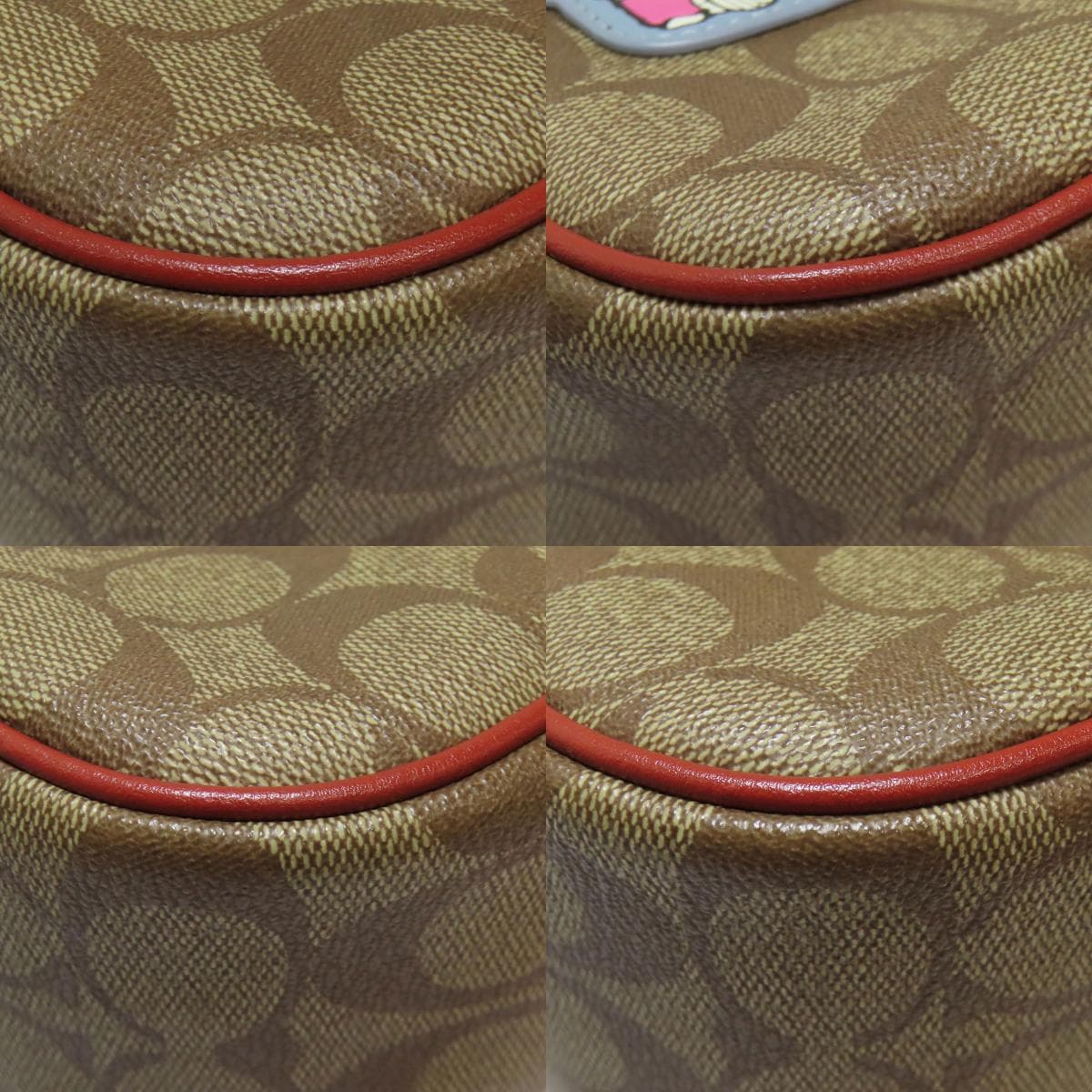 Coach CF304 Snoopy Collaboration Signature Shoulder Bag PVC Ladies [Used] [COACH] CF304 10