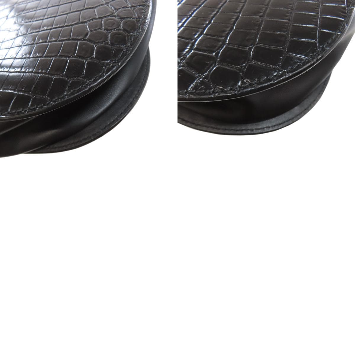 BALLY embossed handbag leather for ladies [used] [BALLY] 10