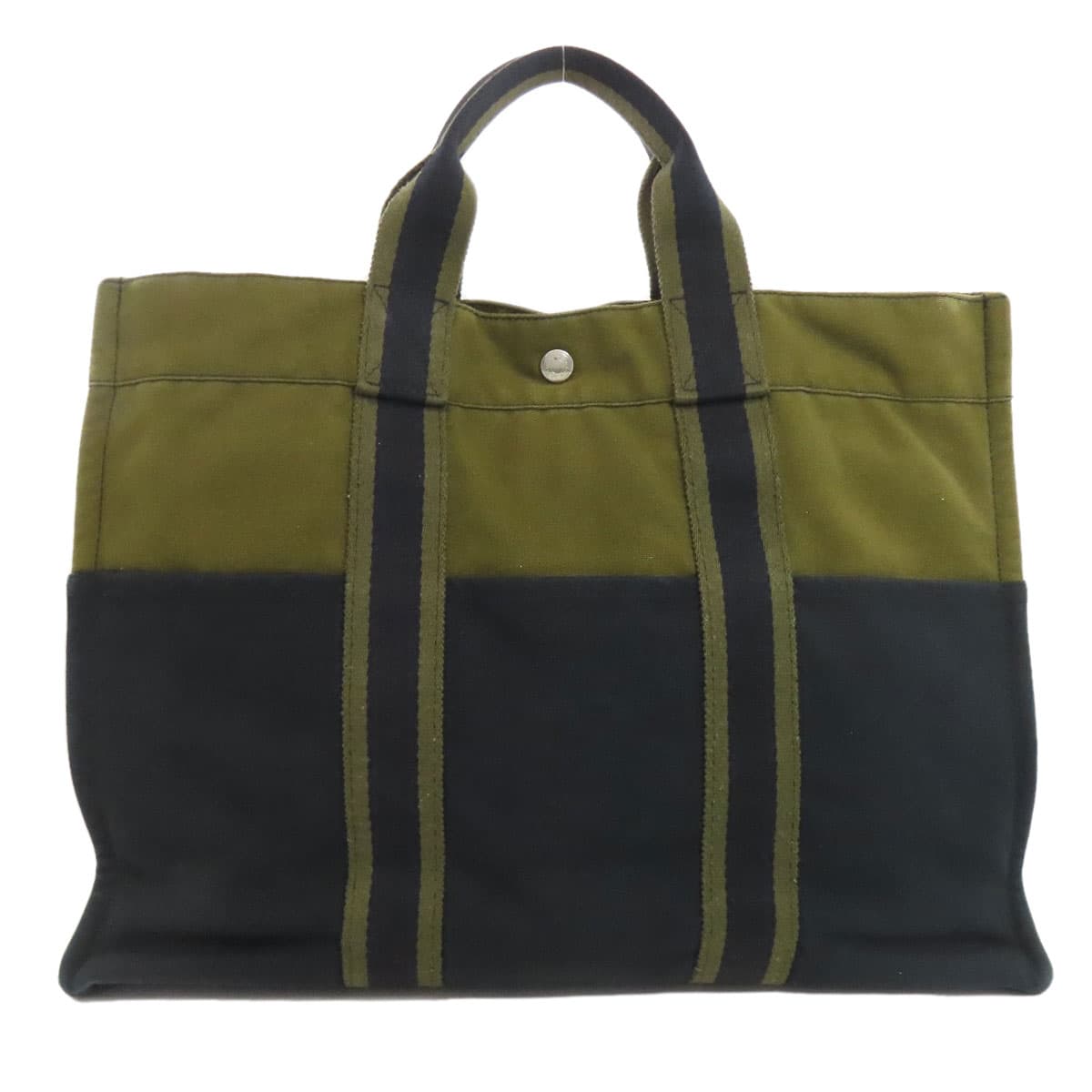 Hermes Sac Foulard MM Handbag Canvas Ladies [Used] [HERMES] 2