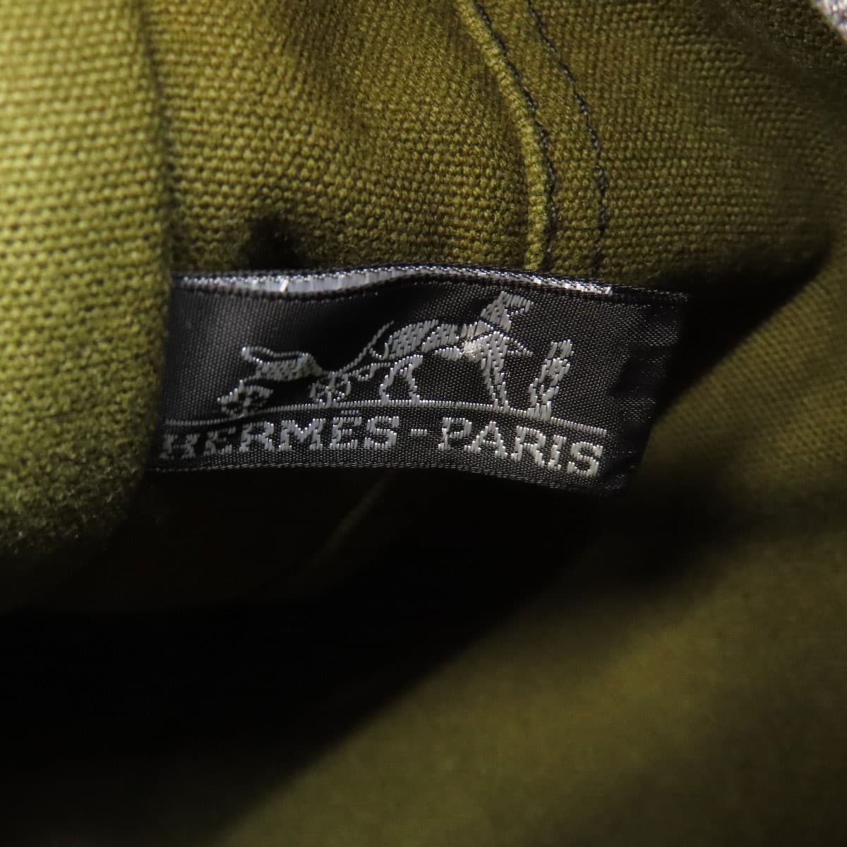 Hermes Sac Foulard MM Handbag Canvas Ladies [Used] [HERMES] 6