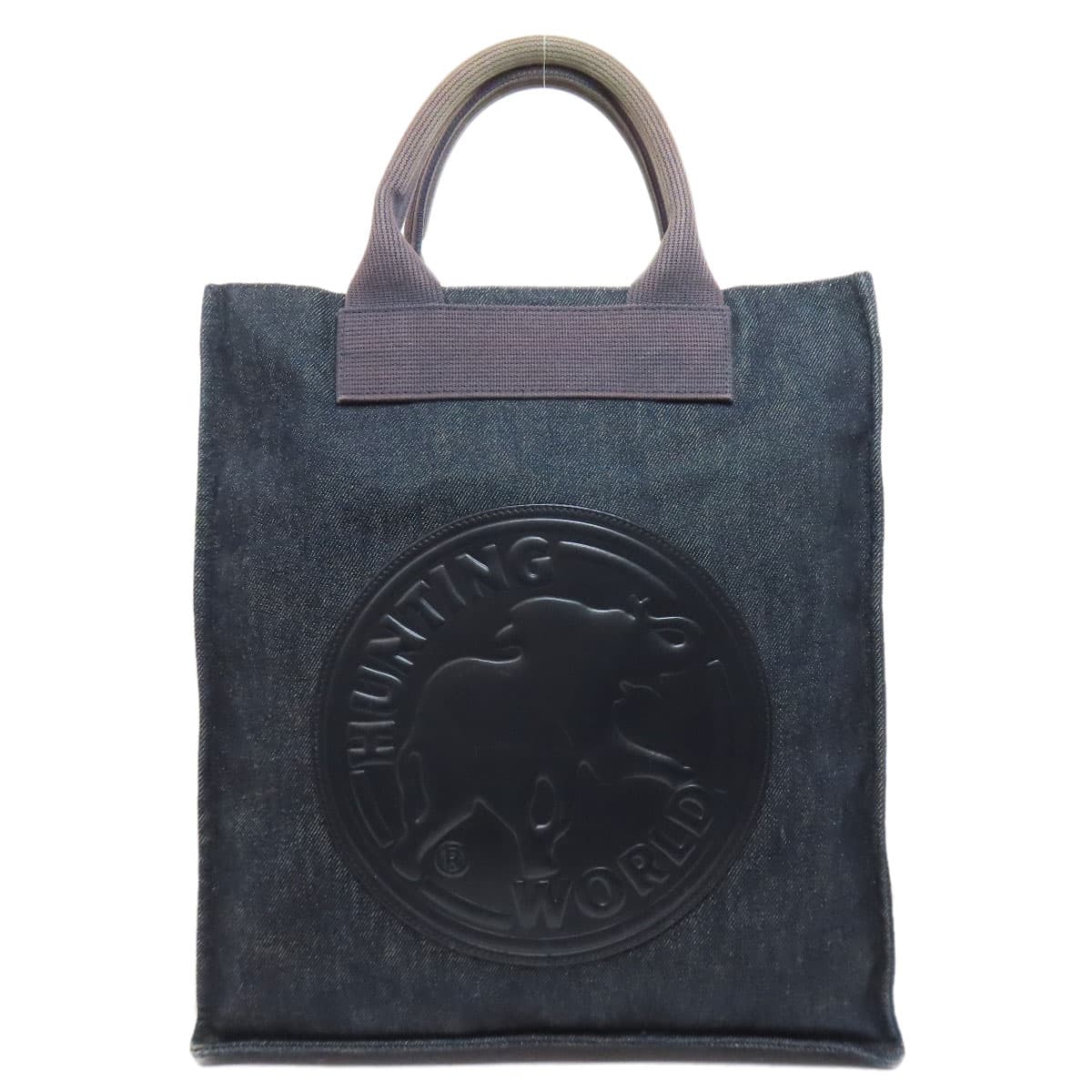 Hunting World Logo Tote Bag Denim Women's [Used] [HUNTING WORLD]