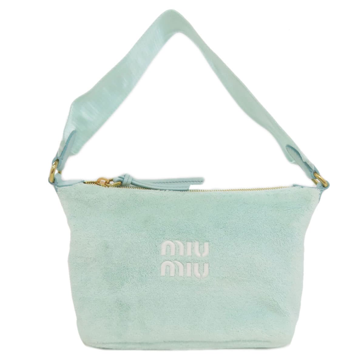 Miu Miu Logo Mini Bag Handbag Pile Ladies [Used] [MIUMIU]