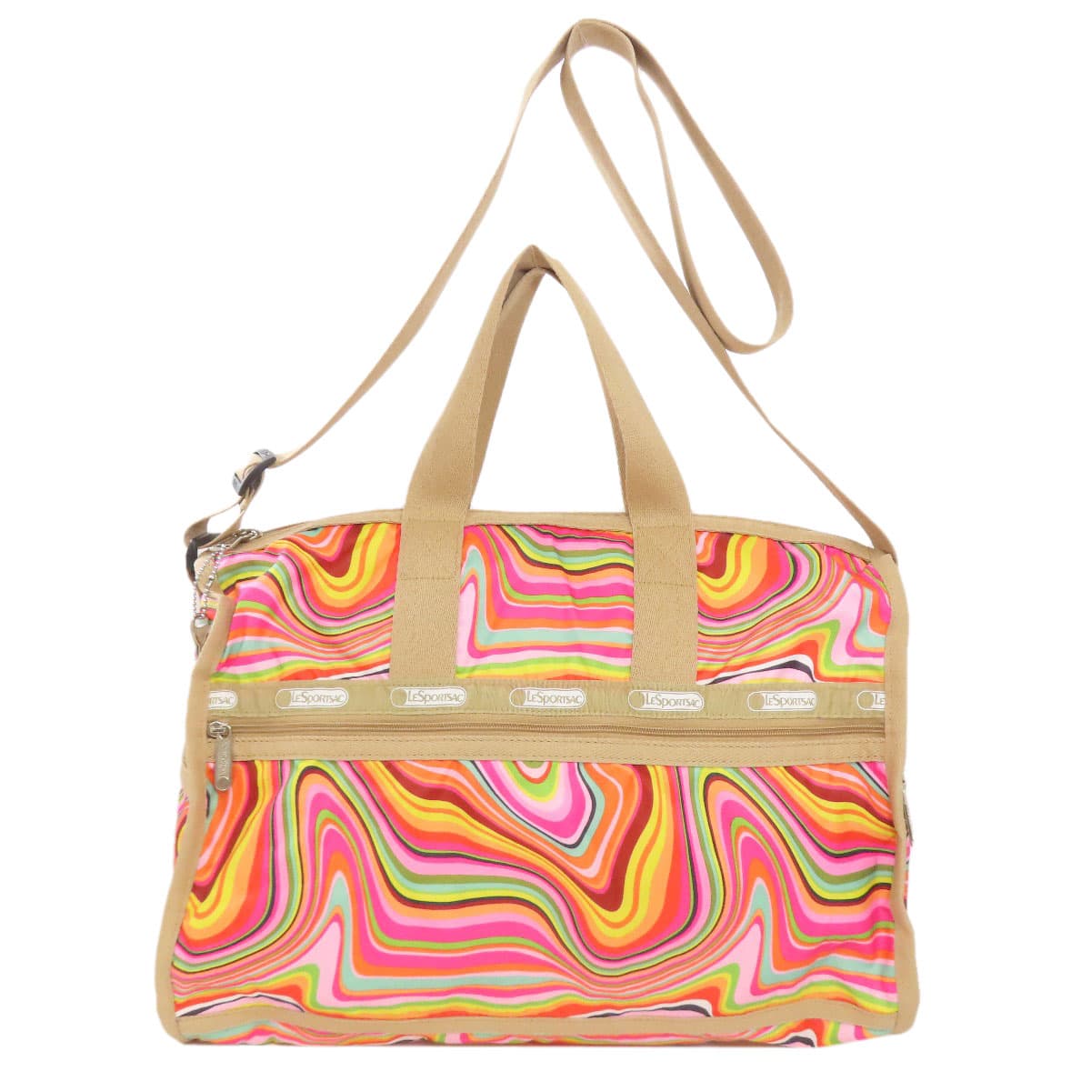 LeSportsac Marble Pattern 2WAY Boston Bag Nylon Material Ladies [Used] [LeSportsac]