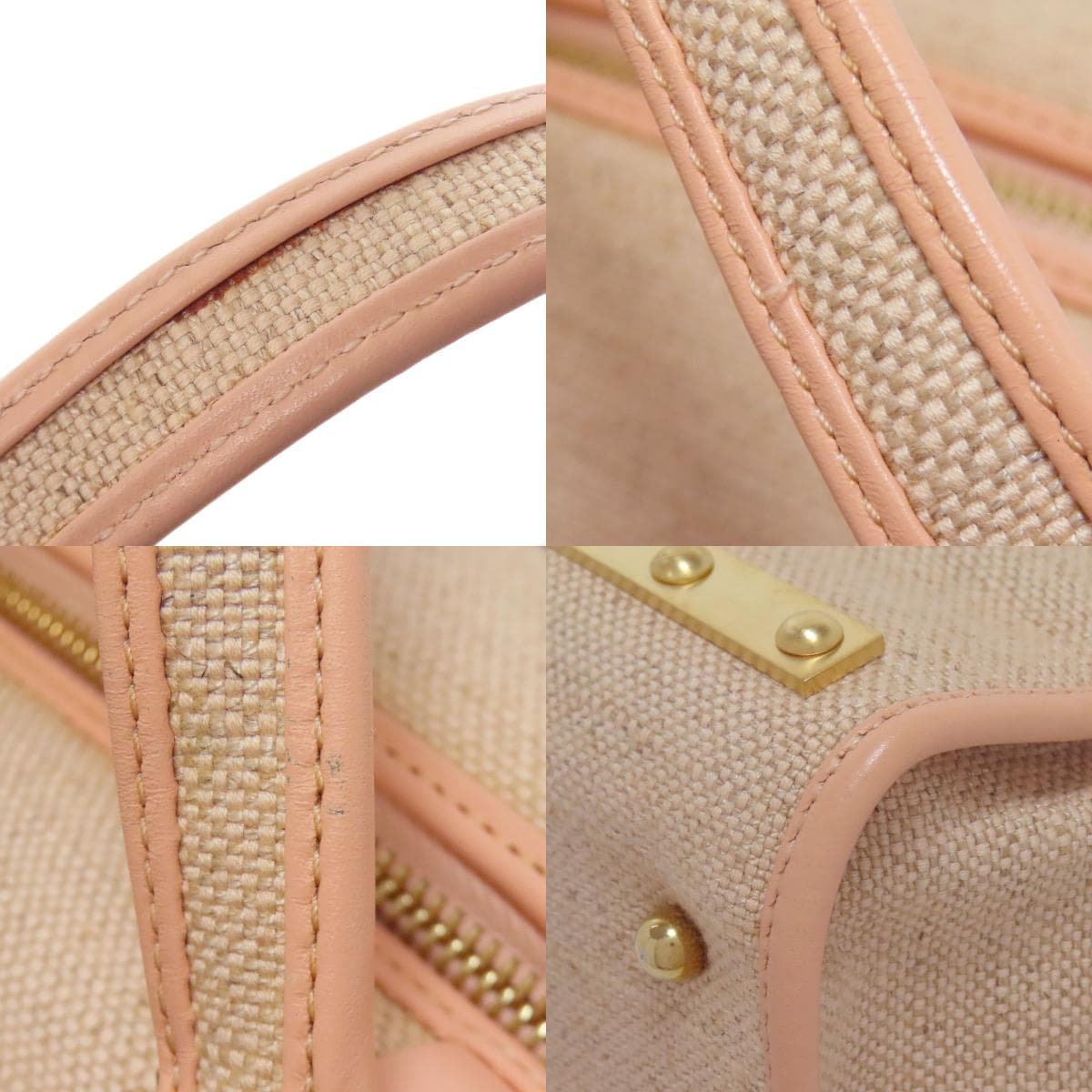 Delvaux ?le astrid MM handbag canvas/leather for women [Used] [DELVAUX] 9