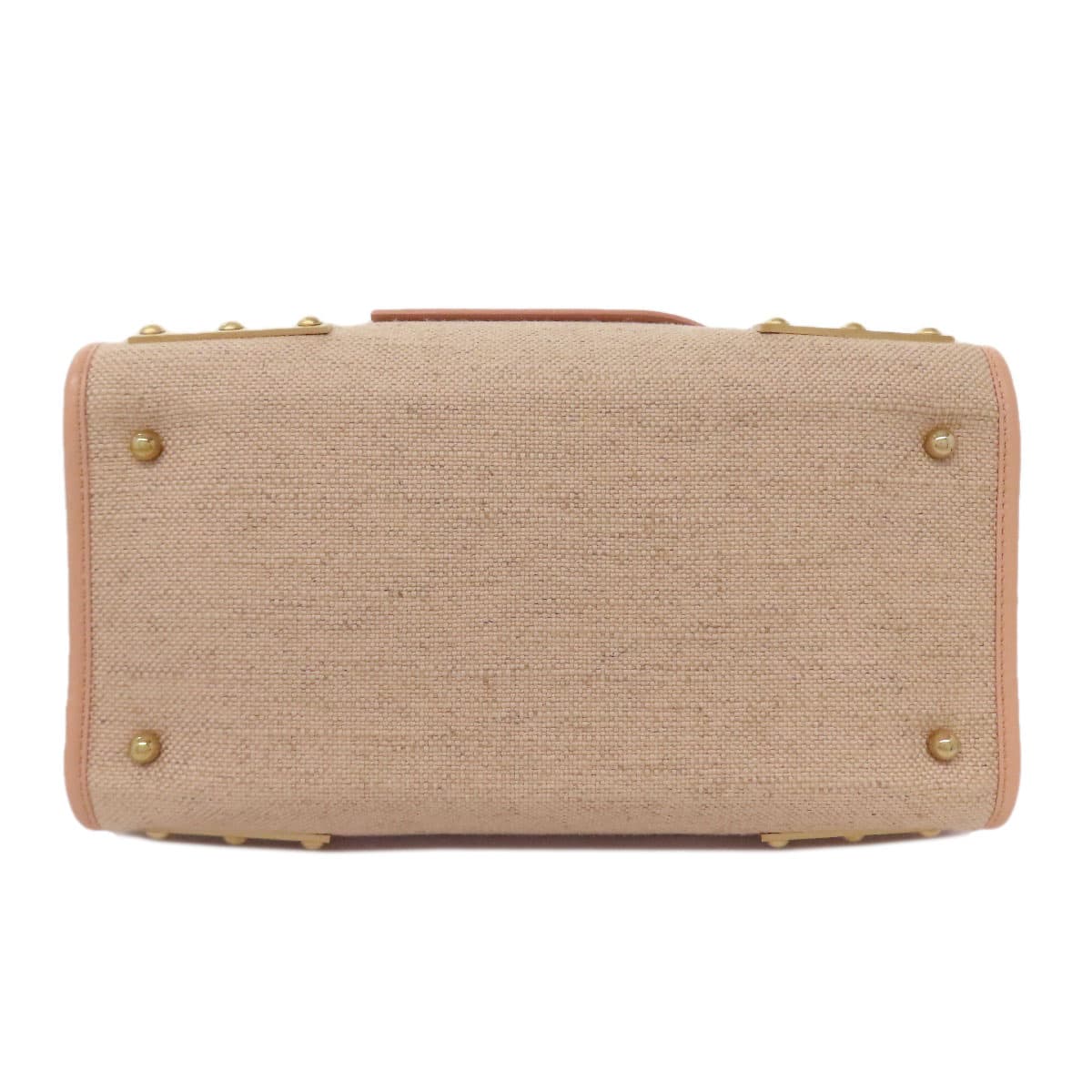 Delvaux ?le astrid MM handbag canvas/leather for women [Used] [DELVAUX] 4