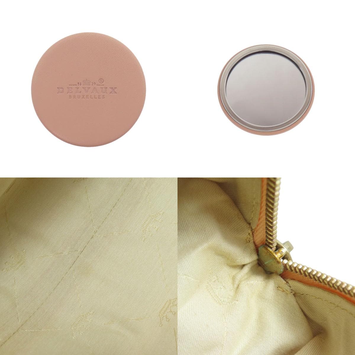 Delvaux ?le astrid MM handbag canvas/leather for women [Used] [DELVAUX] 7