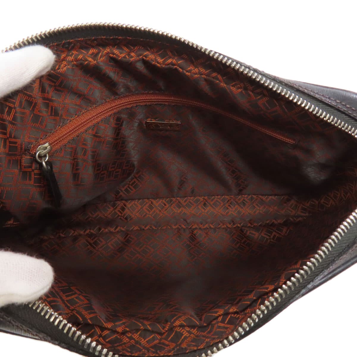 Dunhill Logo Second Bag Nylon Material Ladies [Used] [Dunhill] 5