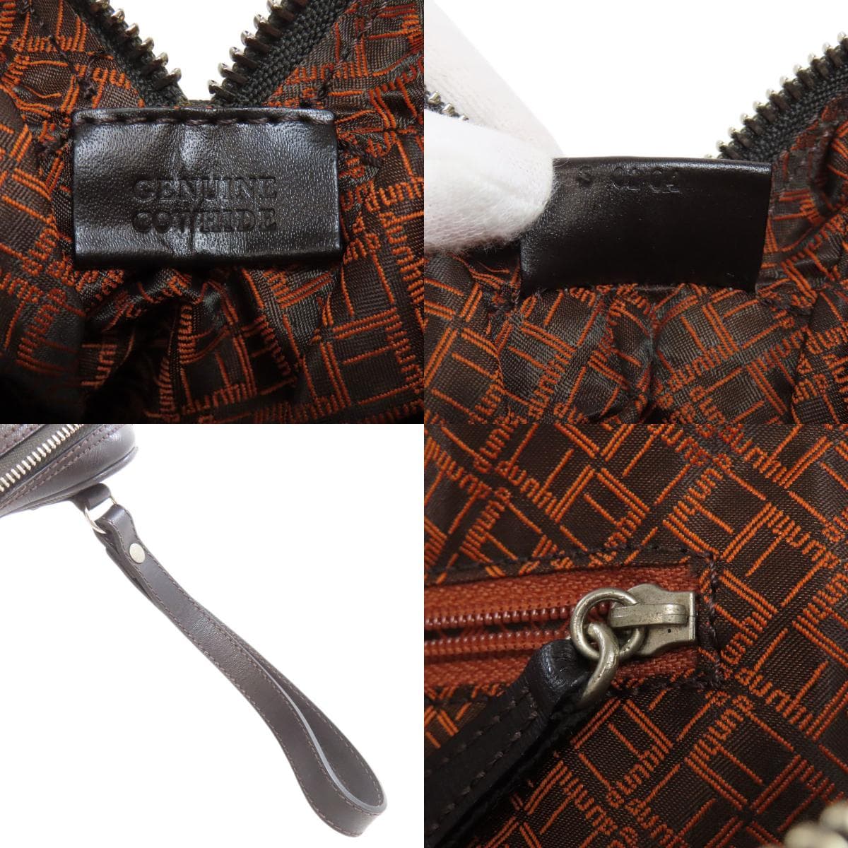 Dunhill Logo Second Bag Nylon Material Ladies [Used] [Dunhill] 7