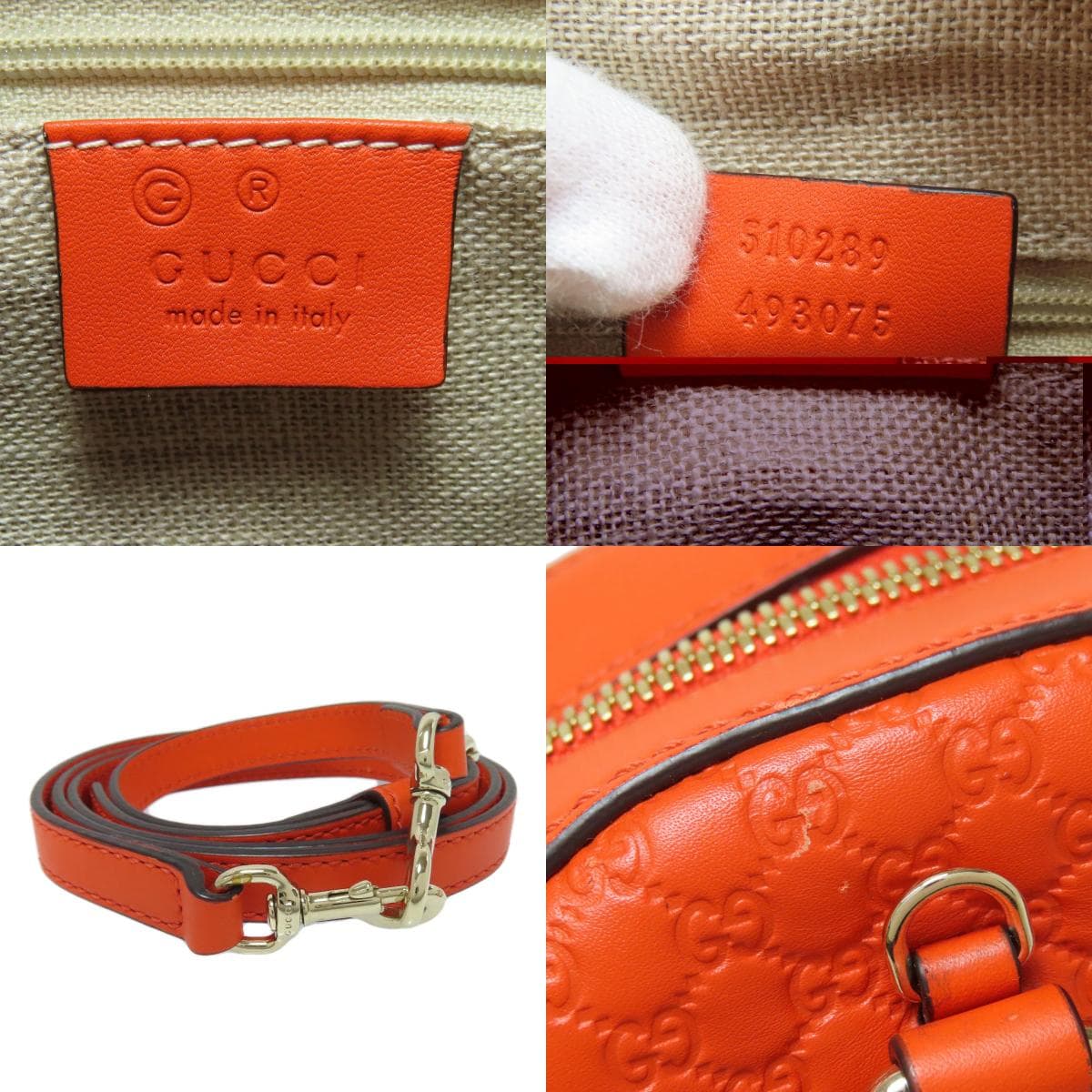 Gucci 510289 Micro-Shima Outlet 2WAY Handbag Calf Leather for Women [Used] [GUCCI] 510289 6