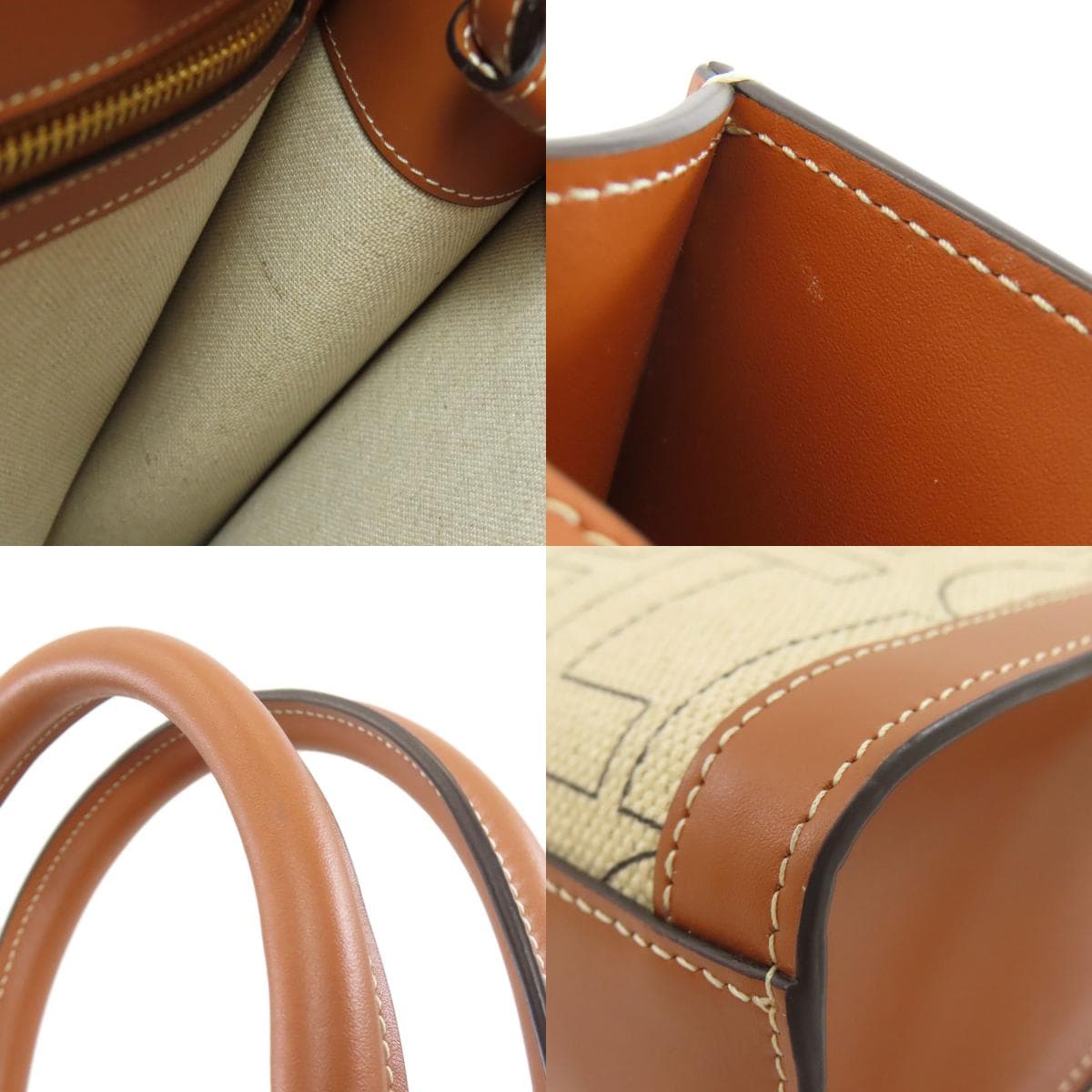 Celine Vertical Cabas 2WAY Tote Bag Canvas Ladies [Used] [CELINE] 9