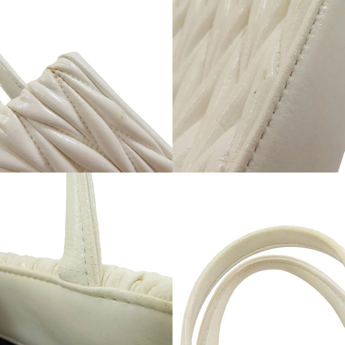 Miu Miu Matelassé 2WAY Handbag Calf Leather for Women [Used] [MIUMIU] 8