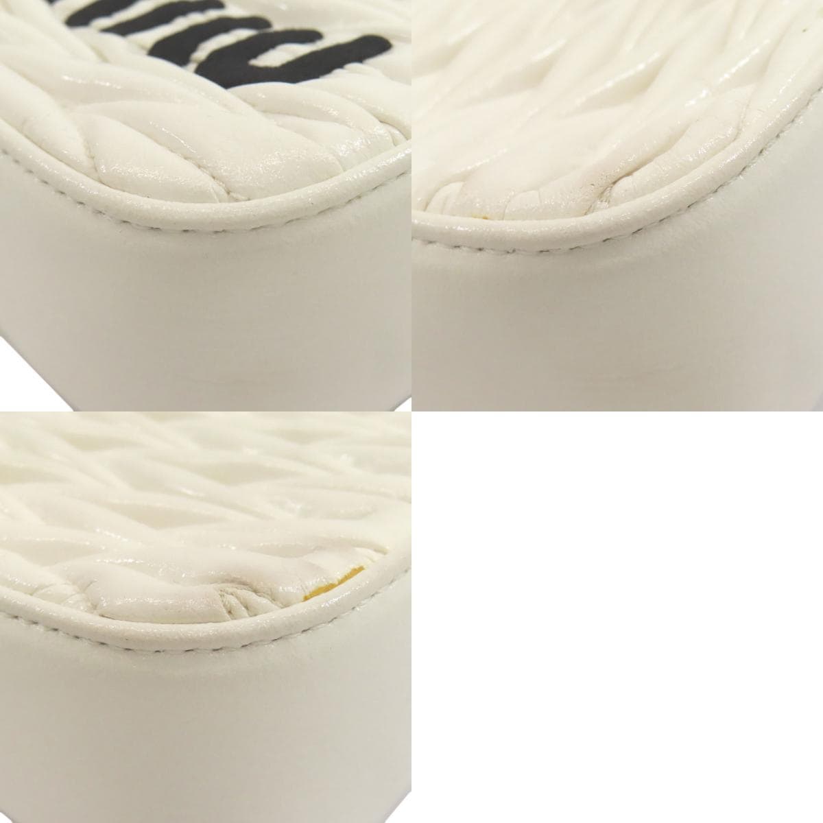 Miu Miu Matelassé 2WAY Handbag Calf Leather for Women [Used] [MIUMIU] 10