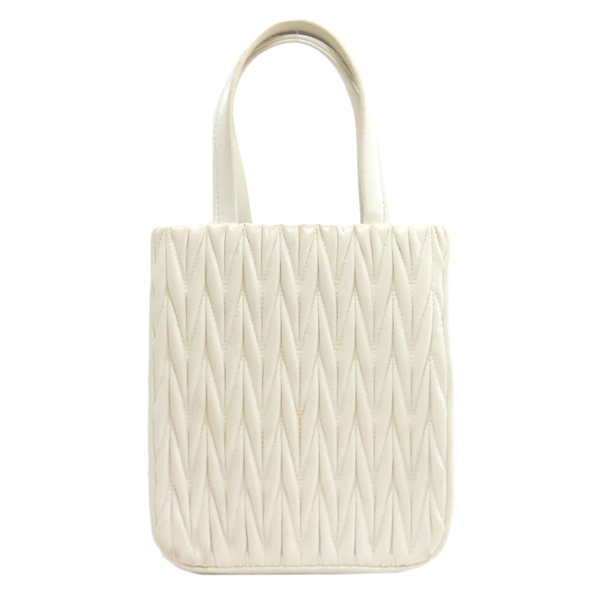 Miu Miu Matelassé 2WAY Handbag Calf Leather for Women [Used] [MIUMIU] 2