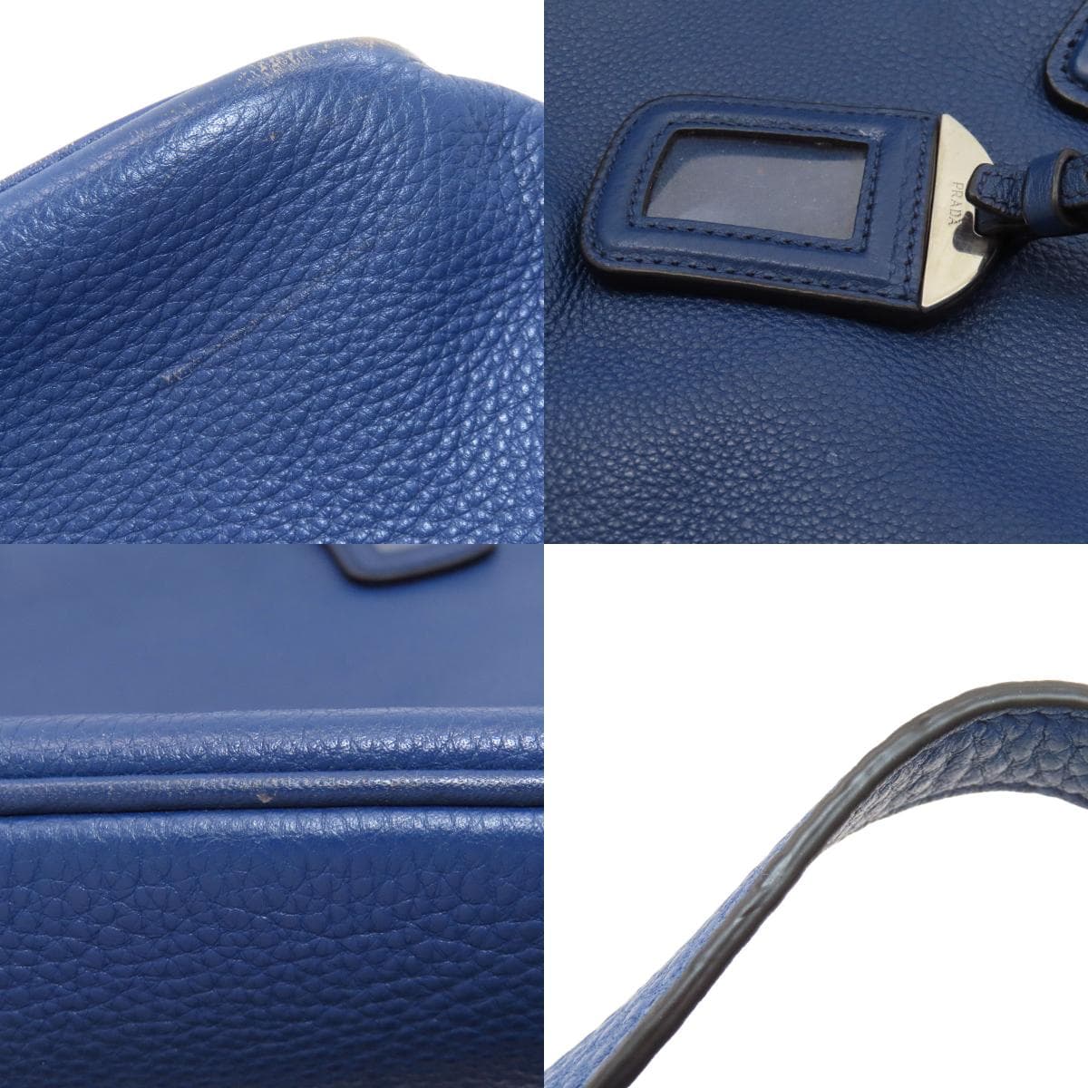 Prada BN2419 2WAY Handbag Calf Leather Ladies [Used] [PRADA] BN2419 7