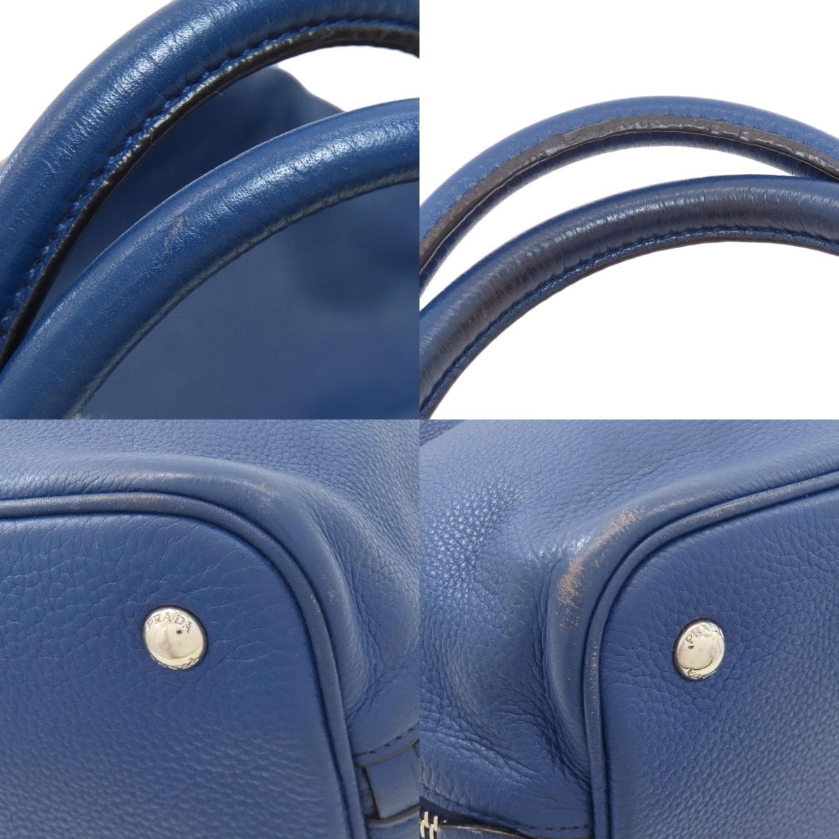 Prada BN2419 2WAY Handbag Calf Leather Ladies [Used] [PRADA] BN2419 9