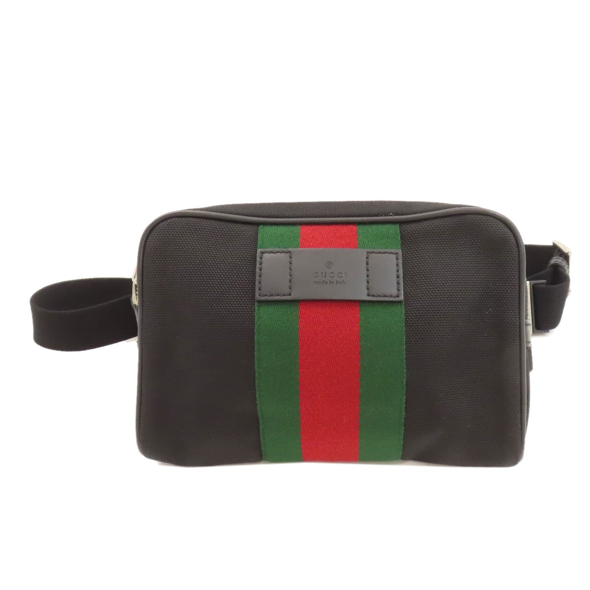 Gucci 630919 Outlet Sherry Line Hip Bag / Waist Bag Canvas for Women [Used] [GUCCI] 630919