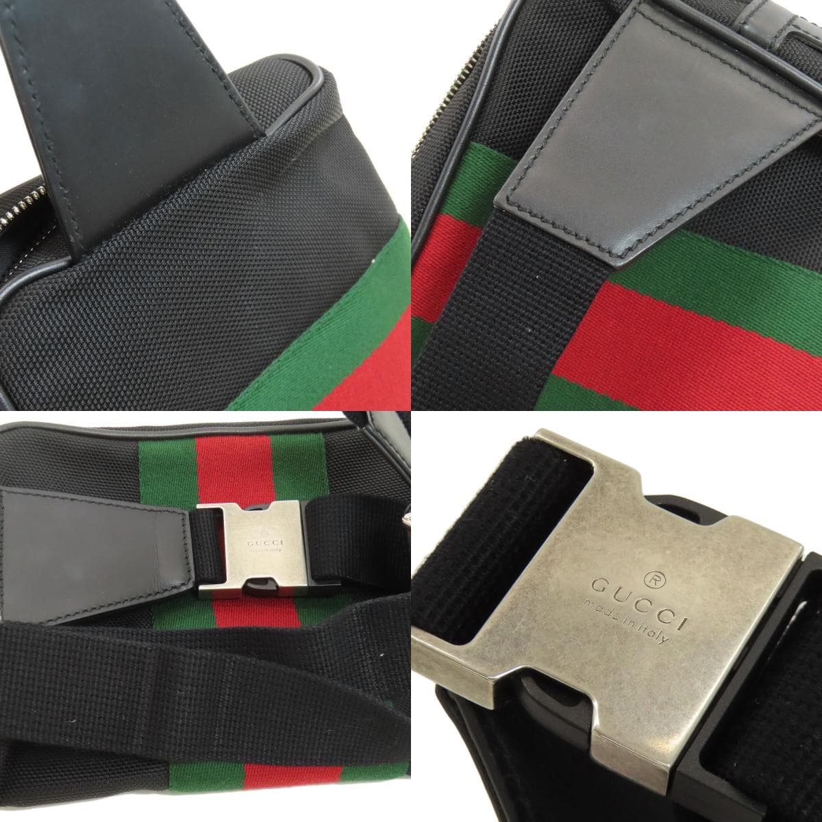 Gucci 630919 Outlet Sherry Line Hip Bag / Waist Bag Canvas for Women [Used] [GUCCI] 630919 9