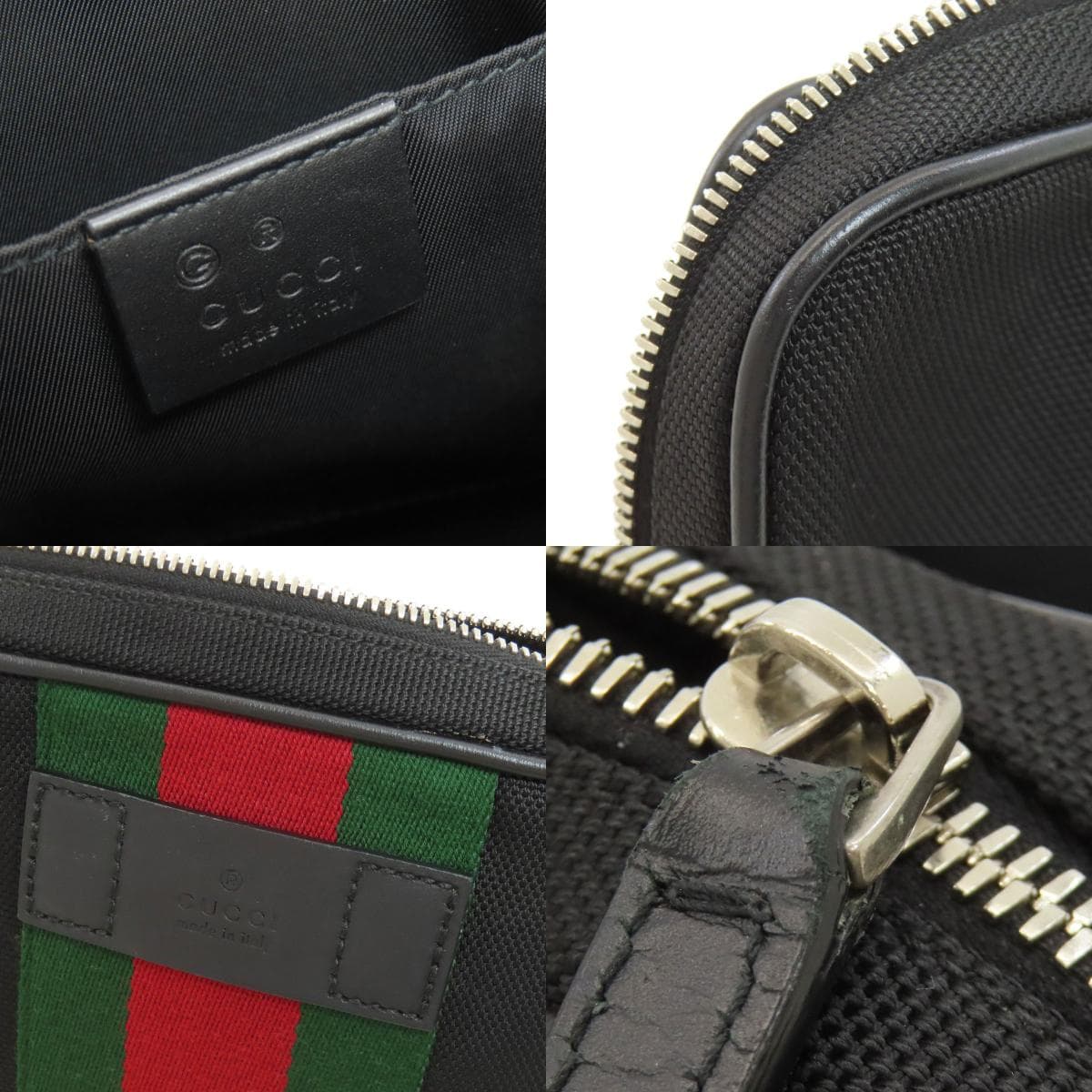 Gucci 630919 Outlet Sherry Line Hip Bag / Waist Bag Canvas for Women [Used] [GUCCI] 630919 8