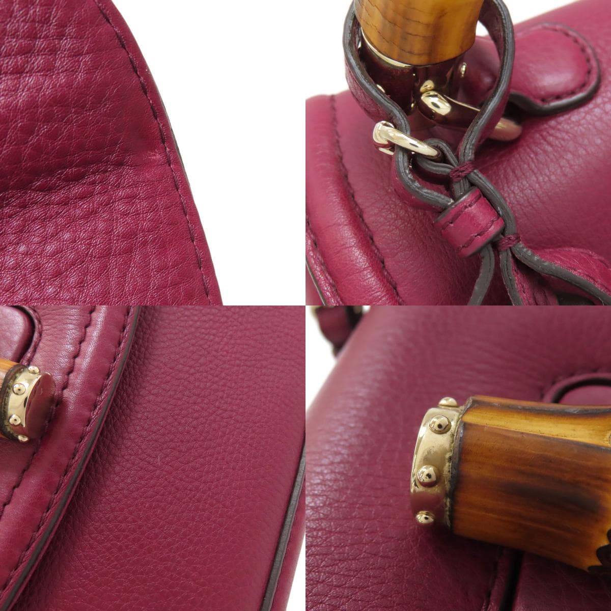Gucci 254834 Bamboo 2WAY Handbag Calf Leather Ladies [Used] [GUCCI] 254834 7