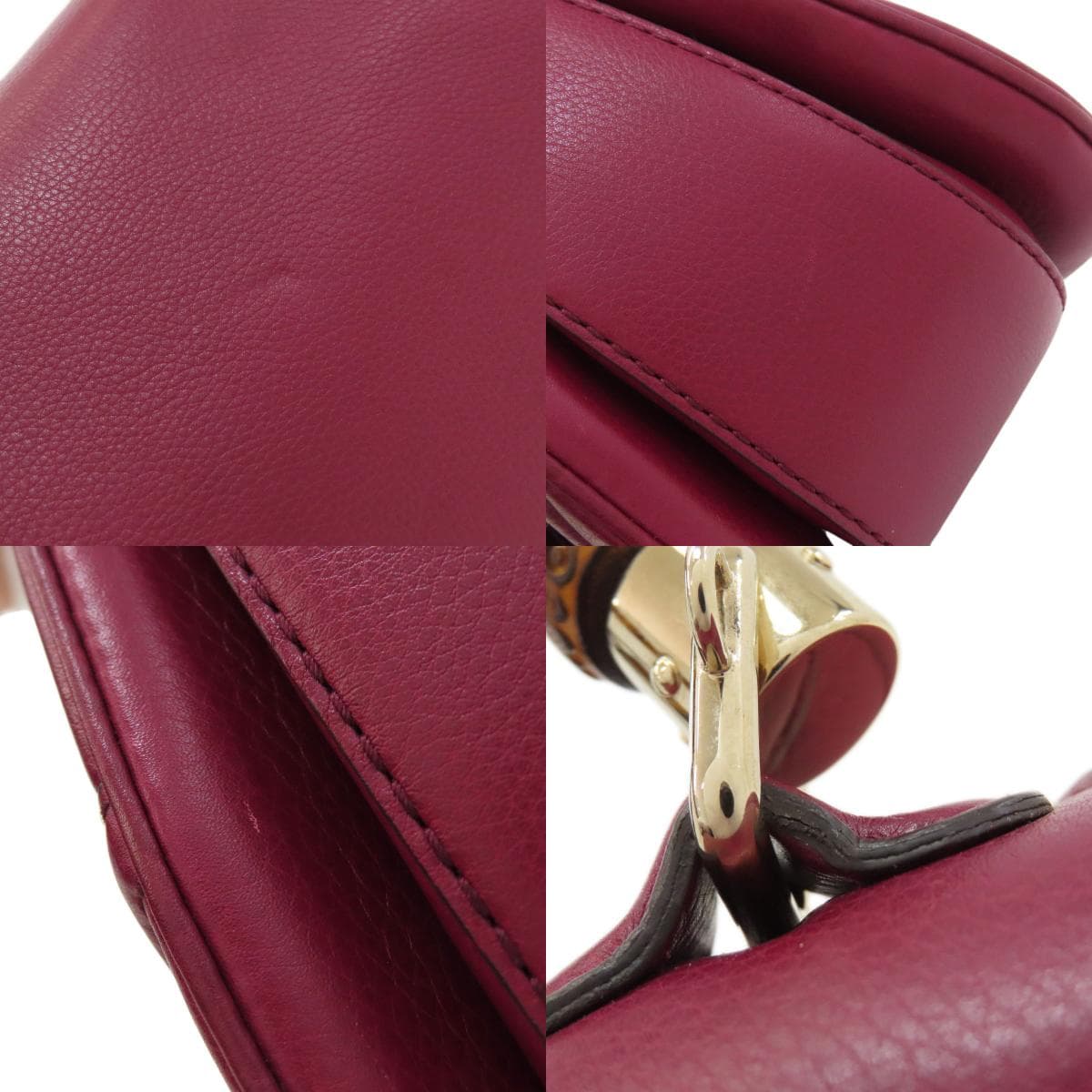 Gucci 254834 Bamboo 2WAY Handbag Calf Leather Ladies [Used] [GUCCI] 254834 8