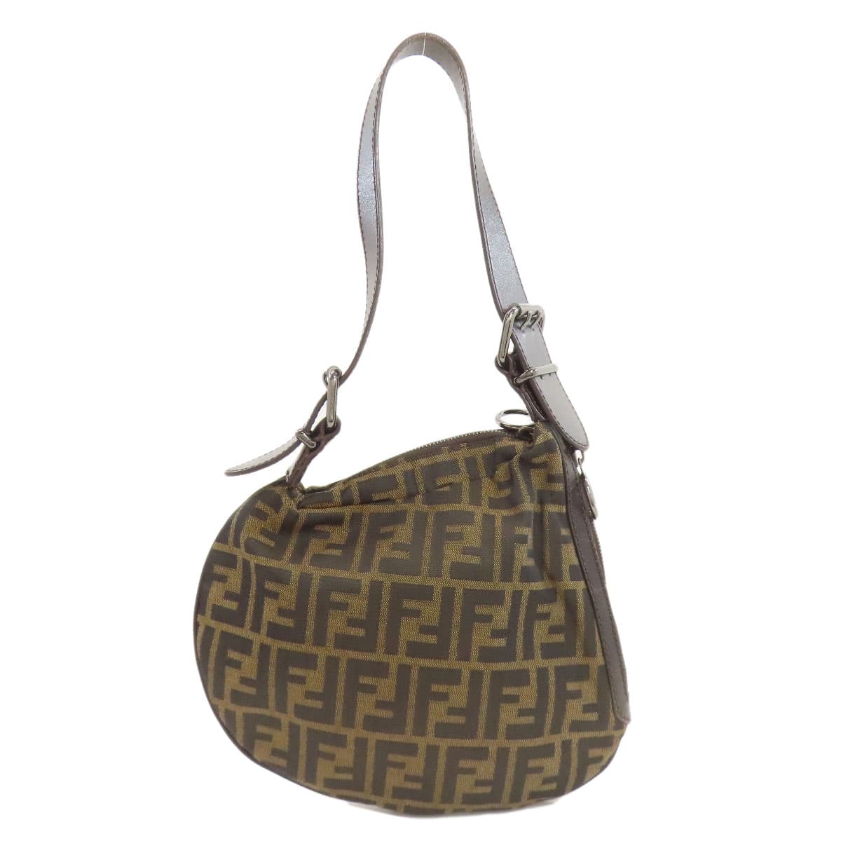 Fendi One Shoulder Zucca Pattern Shoulder Bag Canvas Ladies [Used] [FENDI] 2