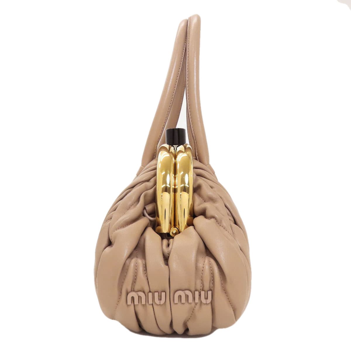 Miu Miu Matelassé 2WAY Handbag Calf Leather for Women [Used] [MIUMIU] 3