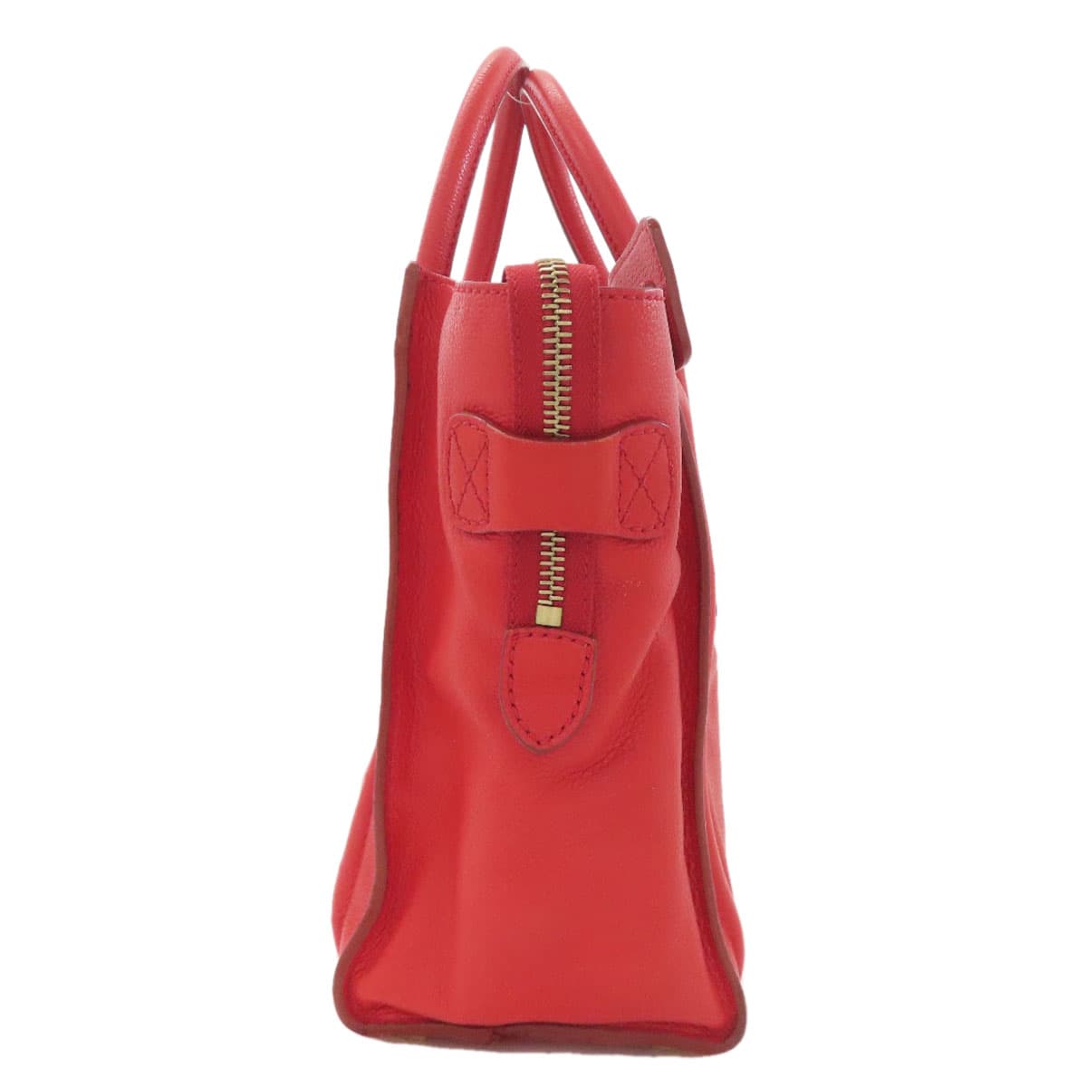 Celine Luggage Micro Handbag Leather Women's [Used] [CELINE] 3