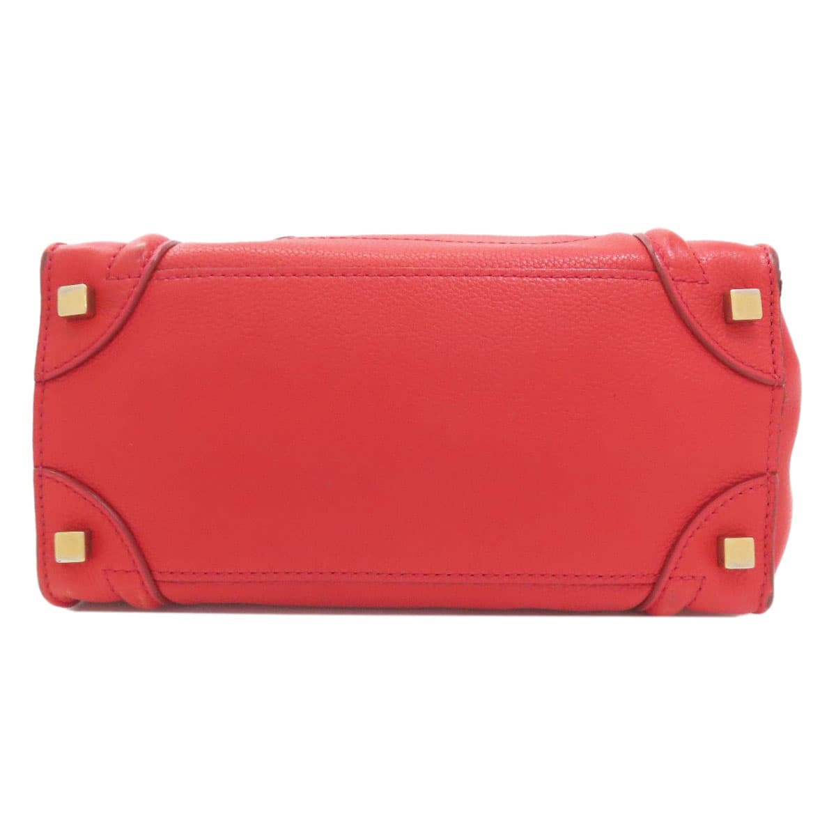 Celine Luggage Micro Handbag Leather Women's [Used] [CELINE] 4