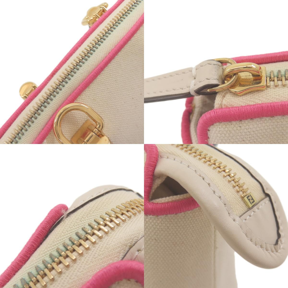 Fendi Mini By The Way 2WAY Handbag Canvas Ladies [Used] [FENDI] 8