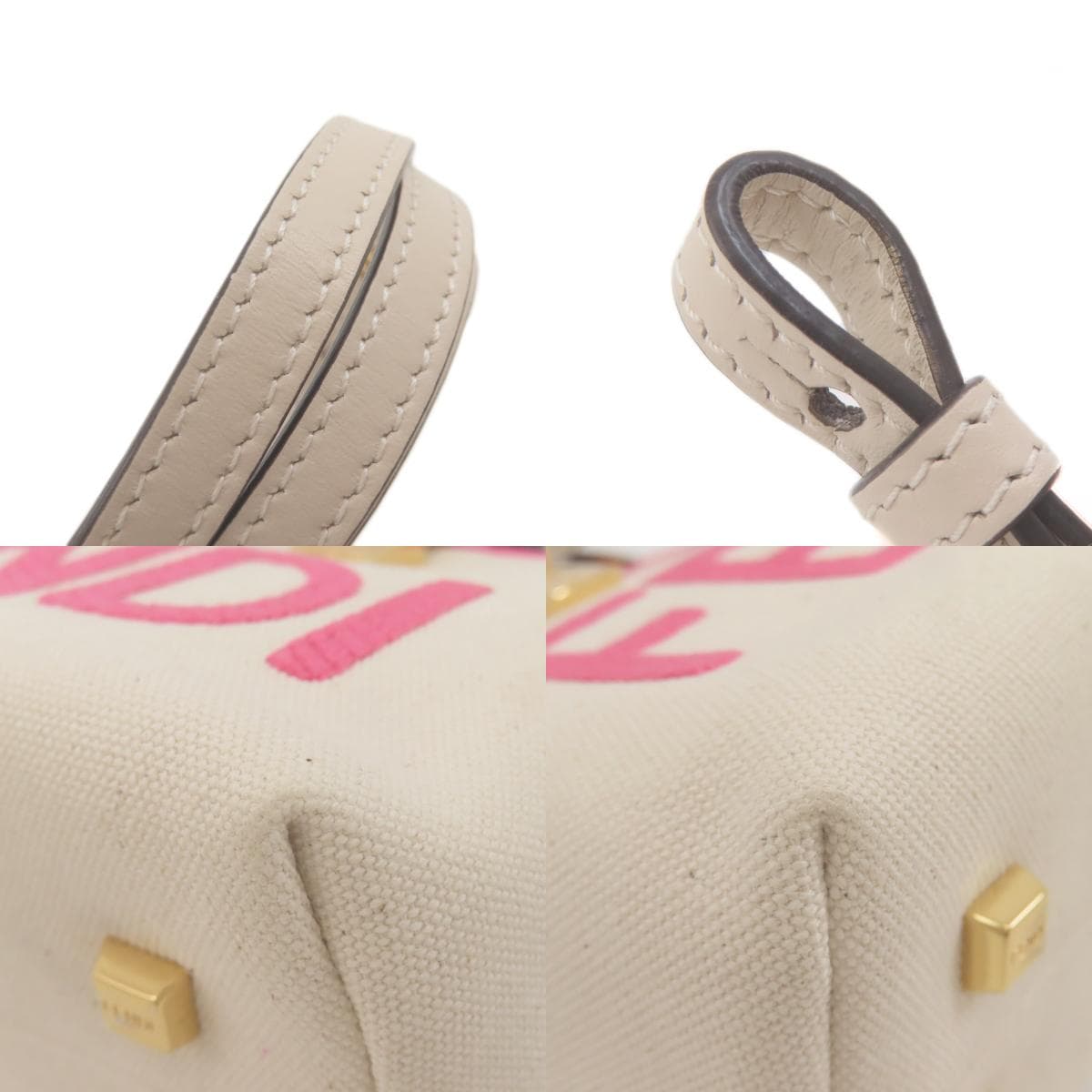 Fendi Mini By The Way 2WAY Handbag Canvas Ladies [Used] [FENDI] 9