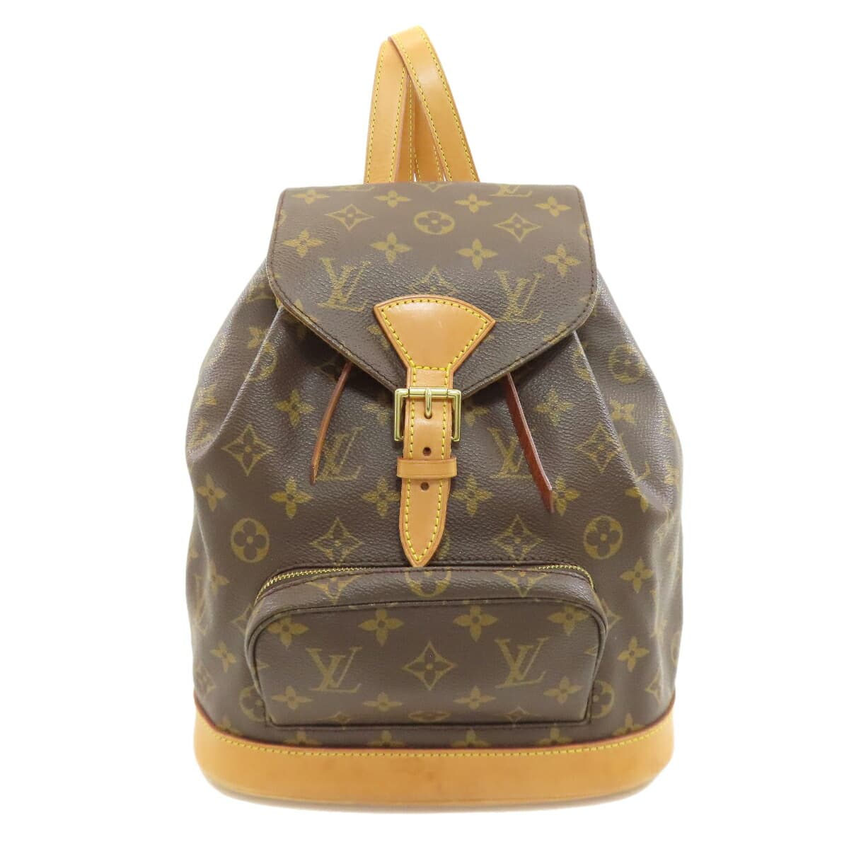 Louis Vuitton M51136 Montsouris Medium Backpack Daypack Monogram Canvas for Women [Used] [LOUIS VUITTON] M51136
