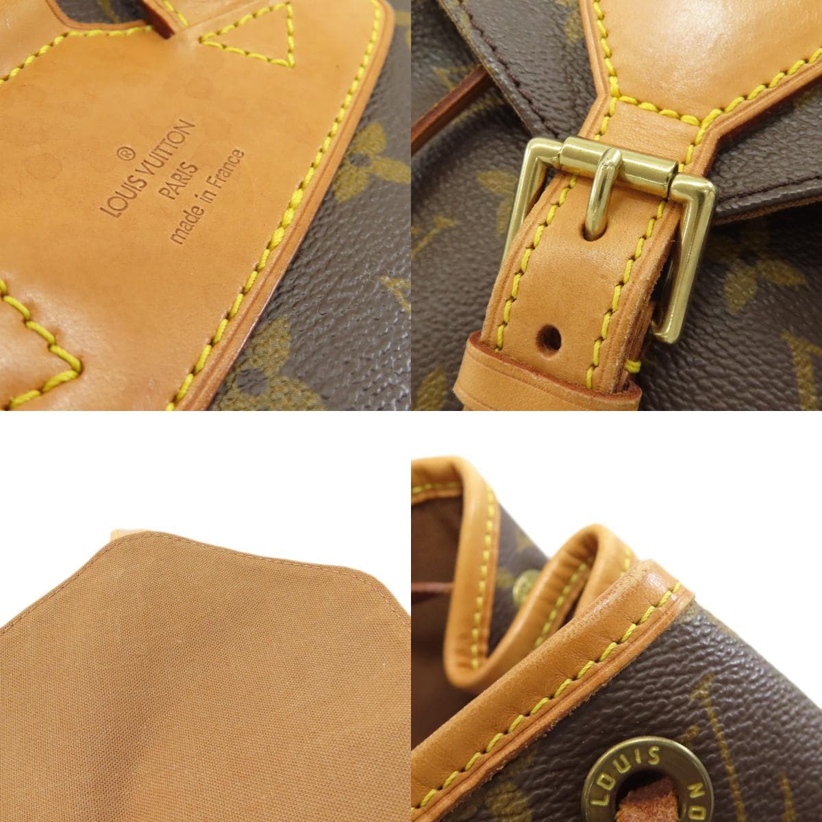 Louis Vuitton M51136 Montsouris Medium Backpack Daypack Monogram Canvas for Women [Used] [LOUIS VUITTON] M51136 9