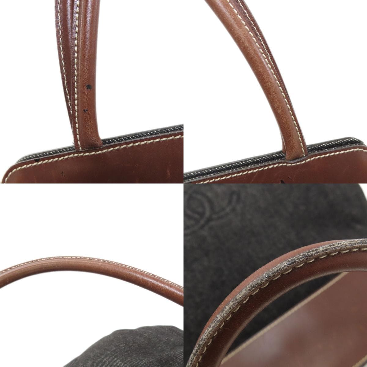 Chanel Coco Mark Tote Bag Denim Ladies [Used] [CHANEL] 9