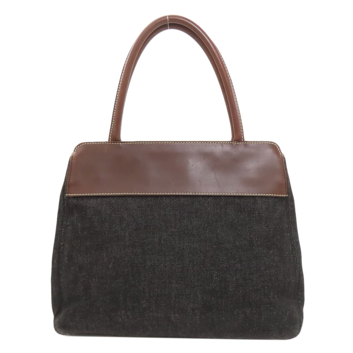 Chanel Coco Mark Tote Bag Denim Ladies [Used] [CHANEL] 2