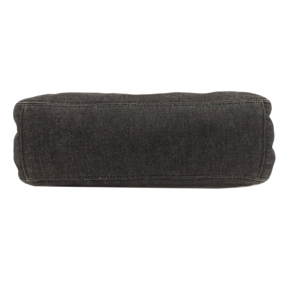 Chanel Coco Mark Tote Bag Denim Ladies [Used] [CHANEL] 4