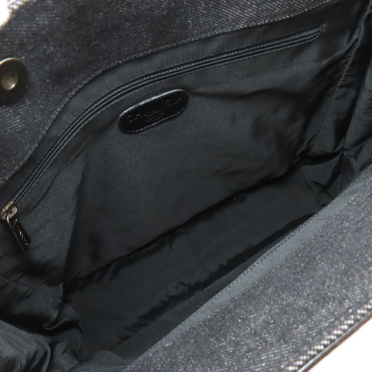 Chanel Coco Mark Tote Bag Denim Ladies [Used] [CHANEL] 5