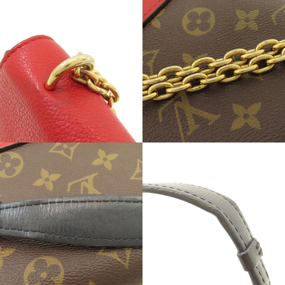 Louis Vuitton M43713 Sampras Seed Shoulder Bag Monogram Canvas for Women [Used] [LOUIS VUITTON] M43713 9