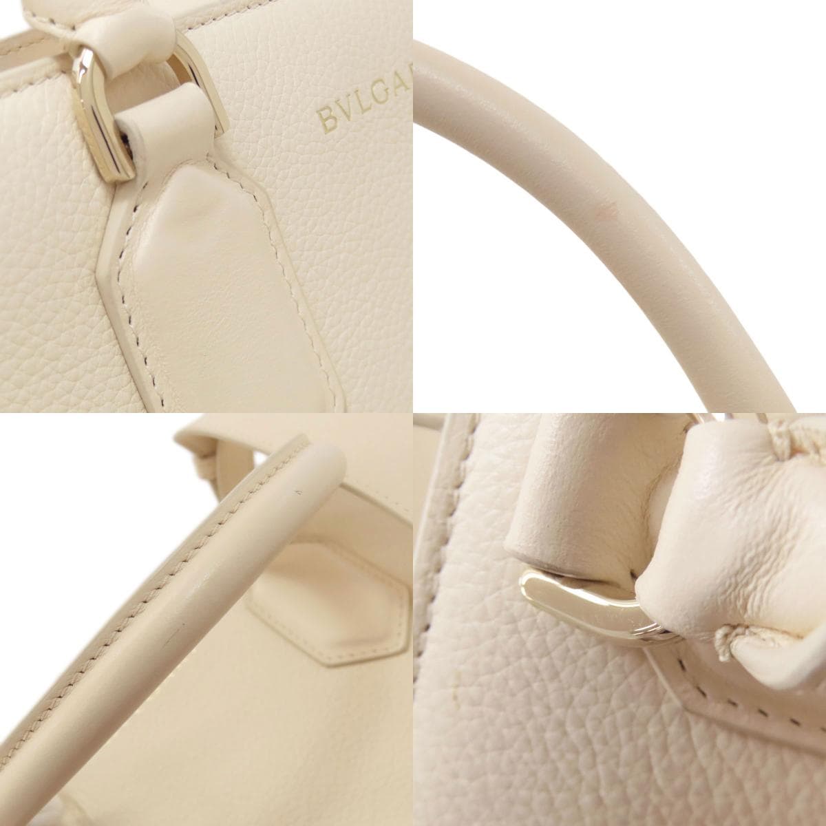 Bulgari Bulgari Logo 2WAY Handbag Calf Leather Ladies [Used] [BVLGARI] 8