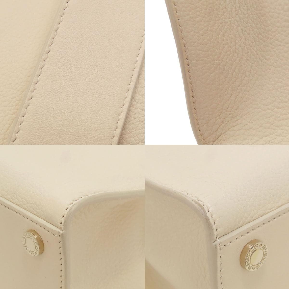 Bulgari Bulgari Logo 2WAY Handbag Calf Leather Ladies [Used] [BVLGARI] 9