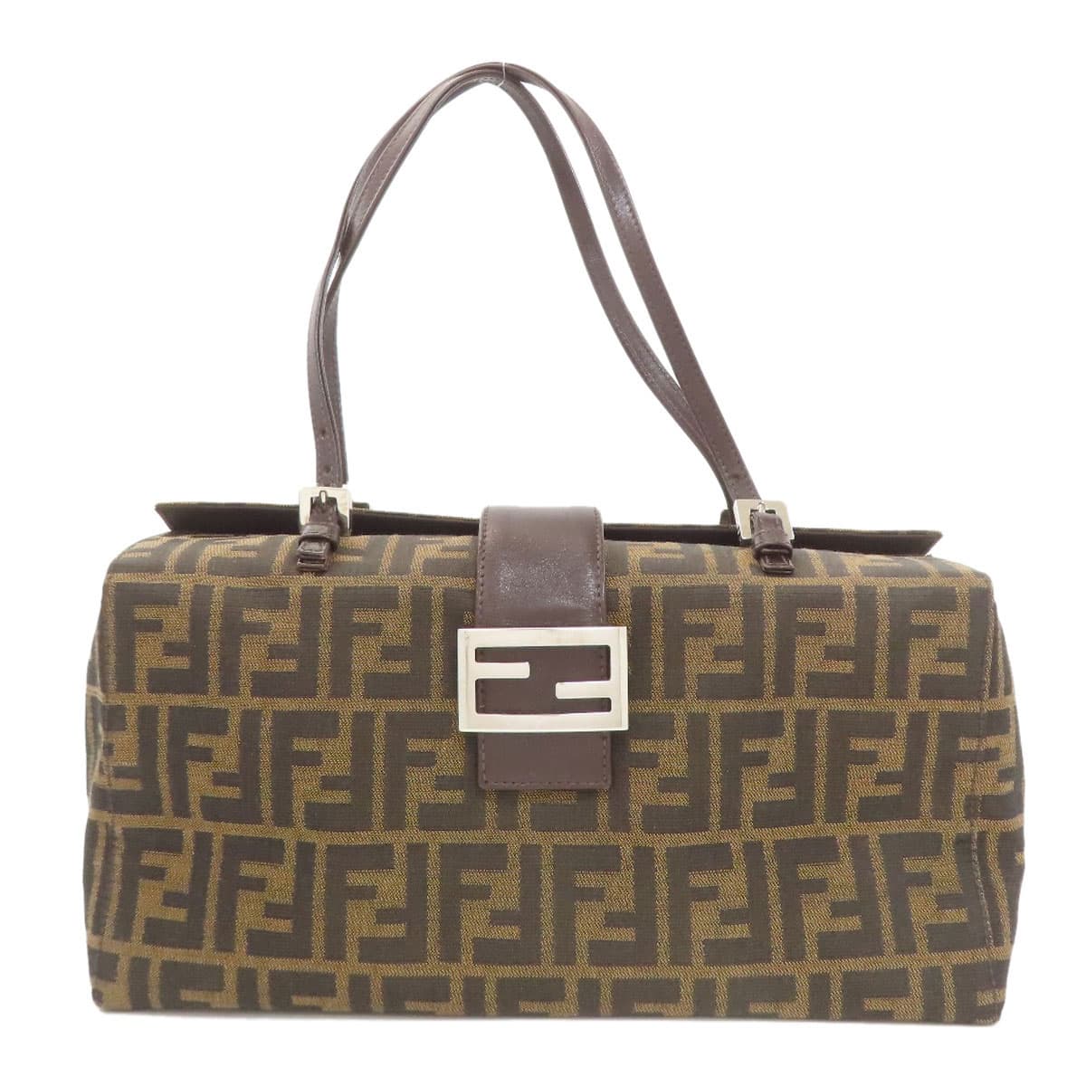 Fendi Zucchino Pattern Handbag Canvas Ladies [Used] [FENDI]
