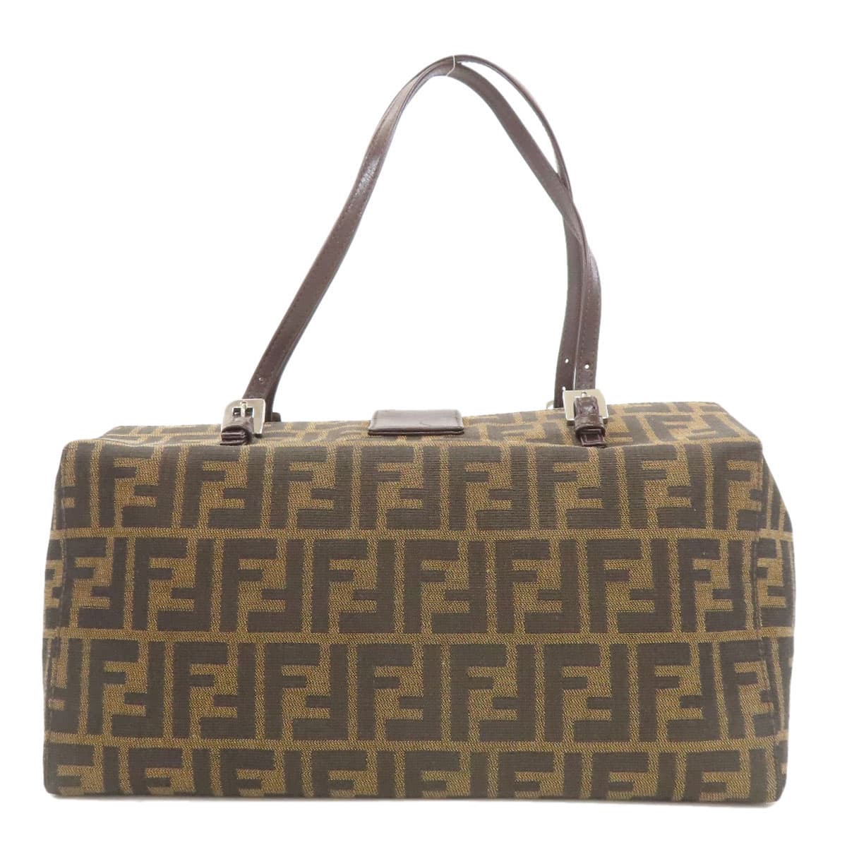 Fendi Zucchino Pattern Handbag Canvas Ladies [Used] [FENDI] 2