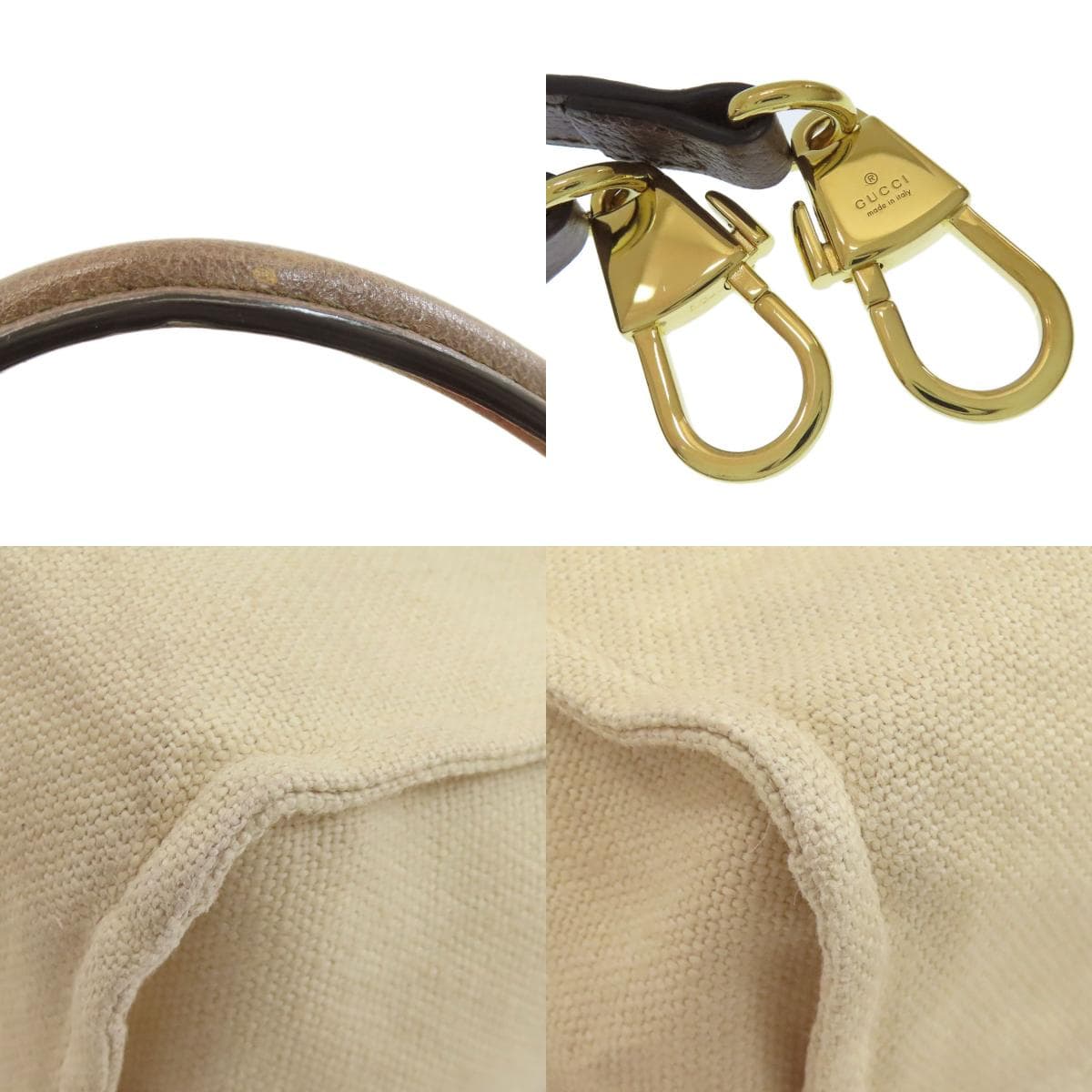 Gucci 657422 Sherry Line Foldable Tote 2WAY Handbag Canvas Ladies [Used] [GUCCI] 657422 9