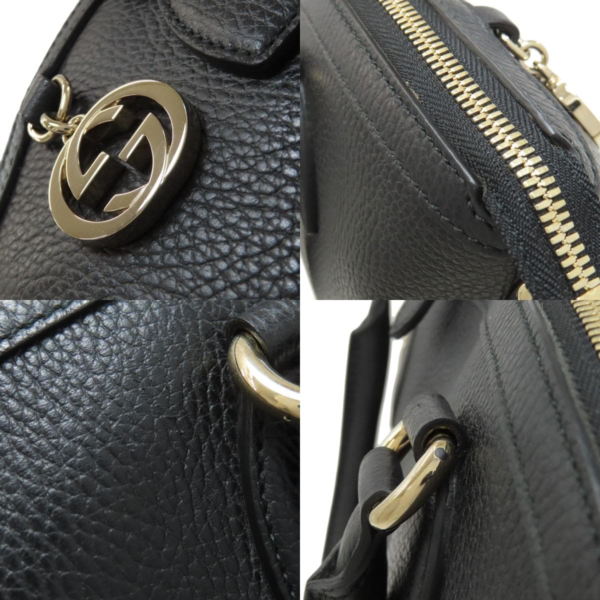 Gucci 449651 Outlet Interlocking G 2WAY Handbag Calf Leather for Women [Used] [GUCCI] 449651 8