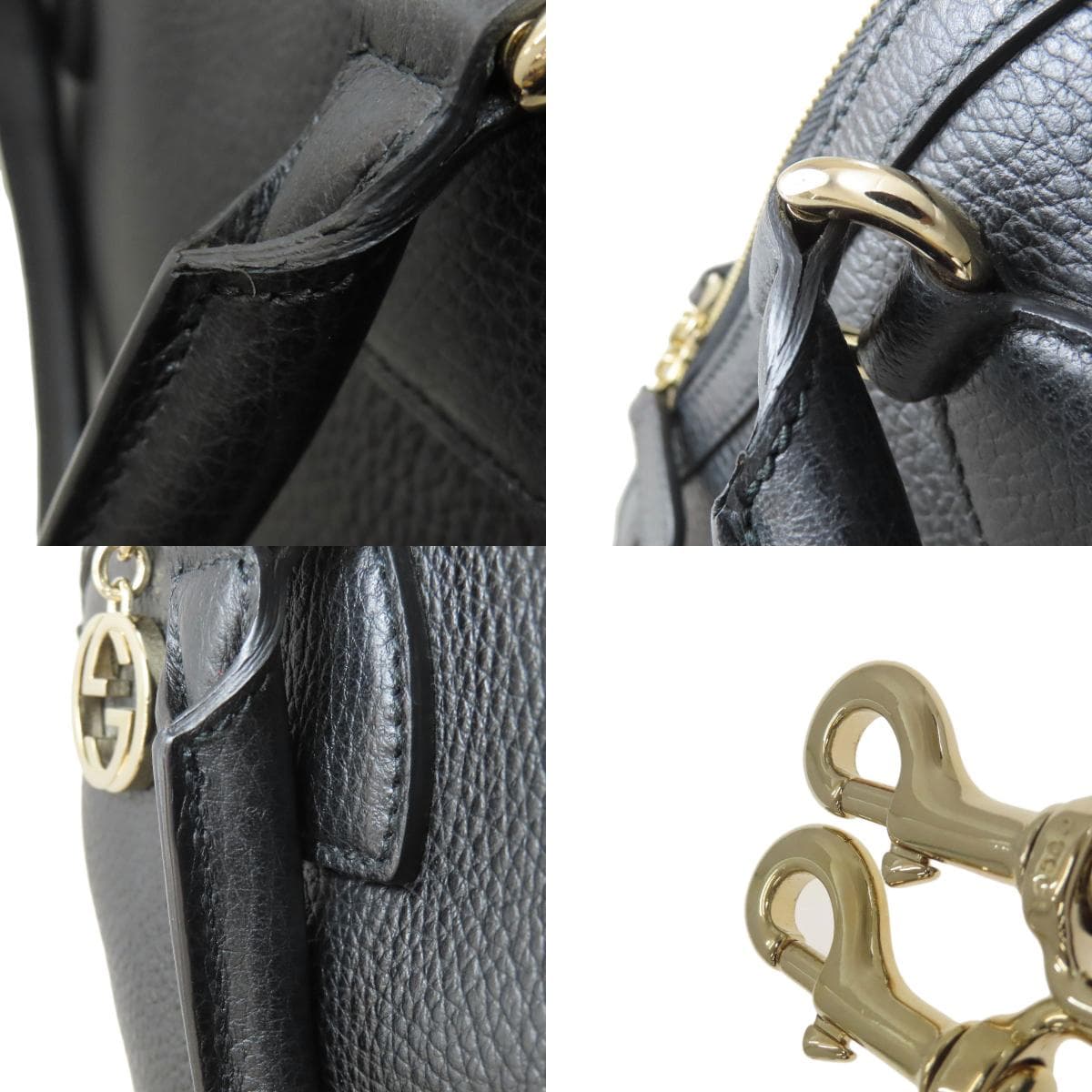 Gucci 449651 Outlet Interlocking G 2WAY Handbag Calf Leather for Women [Used] [GUCCI] 449651 9