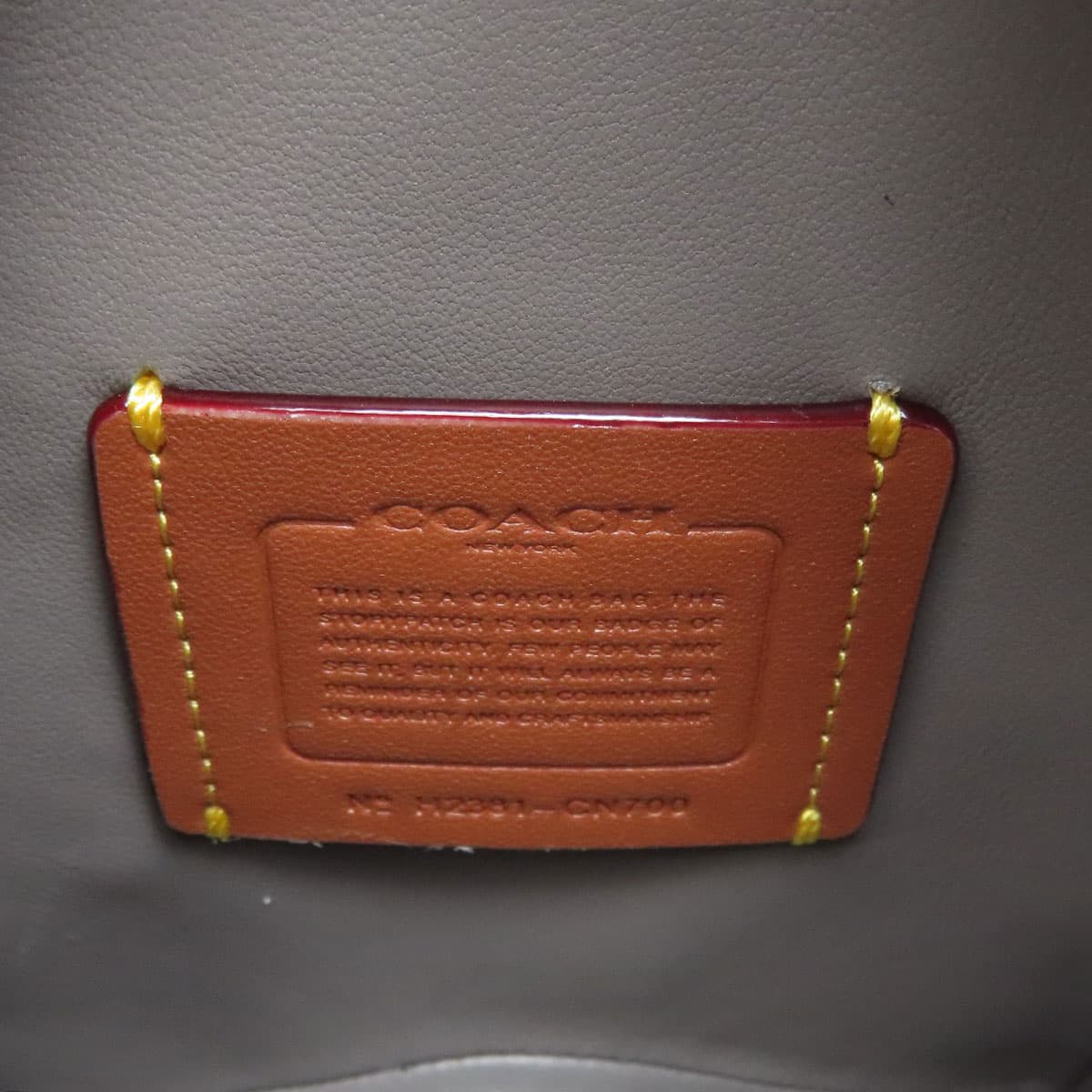 Coach CN700 Star 2WAY Handbag Leather Ladies [Used] [COACH] CN700 6