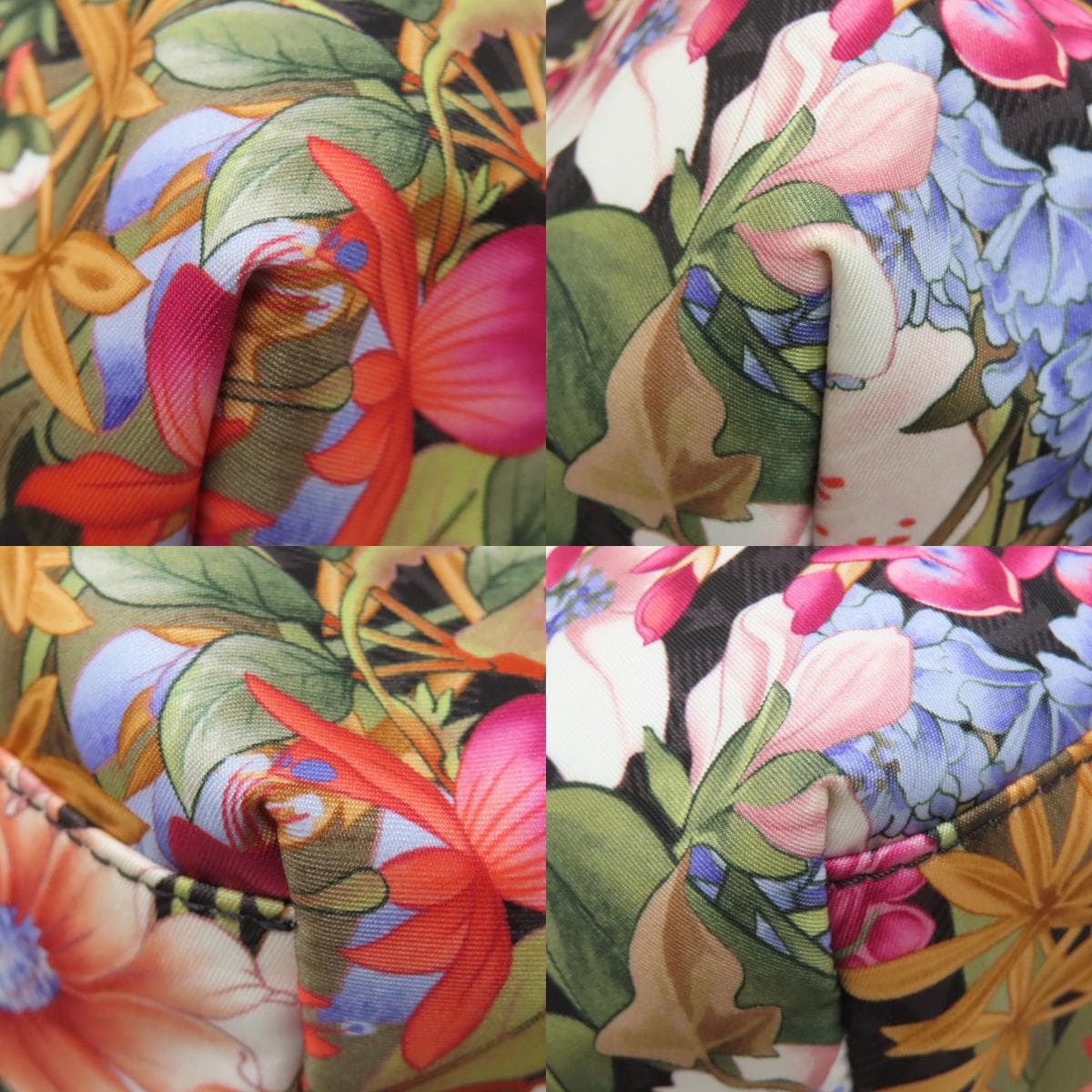 Salvatore Ferragamo Flower Gancini Motif Tote Bag Nylon Material Ladies [Used] [Salvatore Ferragamo] 10