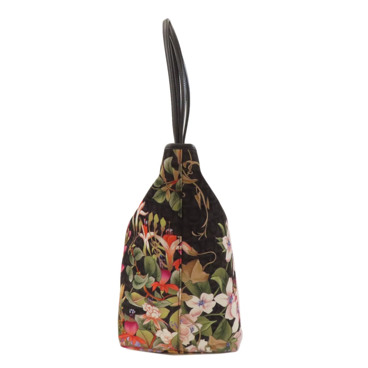 Salvatore Ferragamo Flower Gancini Motif Tote Bag Nylon Material Ladies [Used] [Salvatore Ferragamo] 3